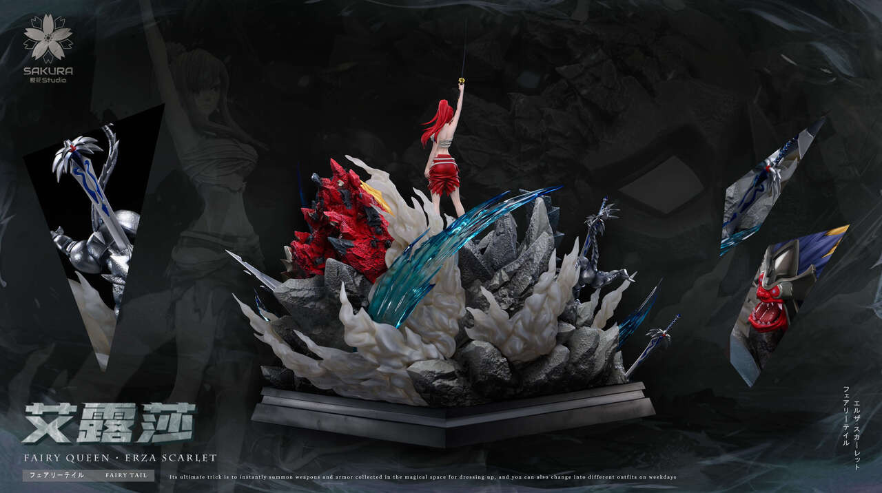 【Sold out】Erza Scarlet-Fairy Tail-Sakura Studio