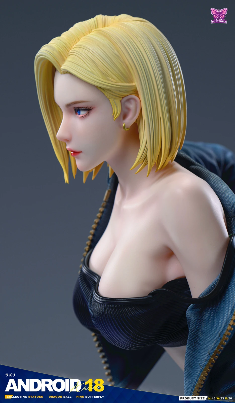 【Sold out】1/4 Scale Android 18-Pink Butterfly Studio