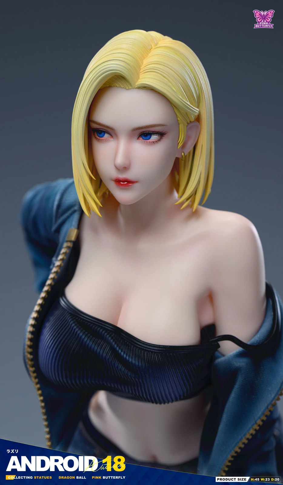 【Sold out】1/4 Scale Android 18-Pink Butterfly Studio