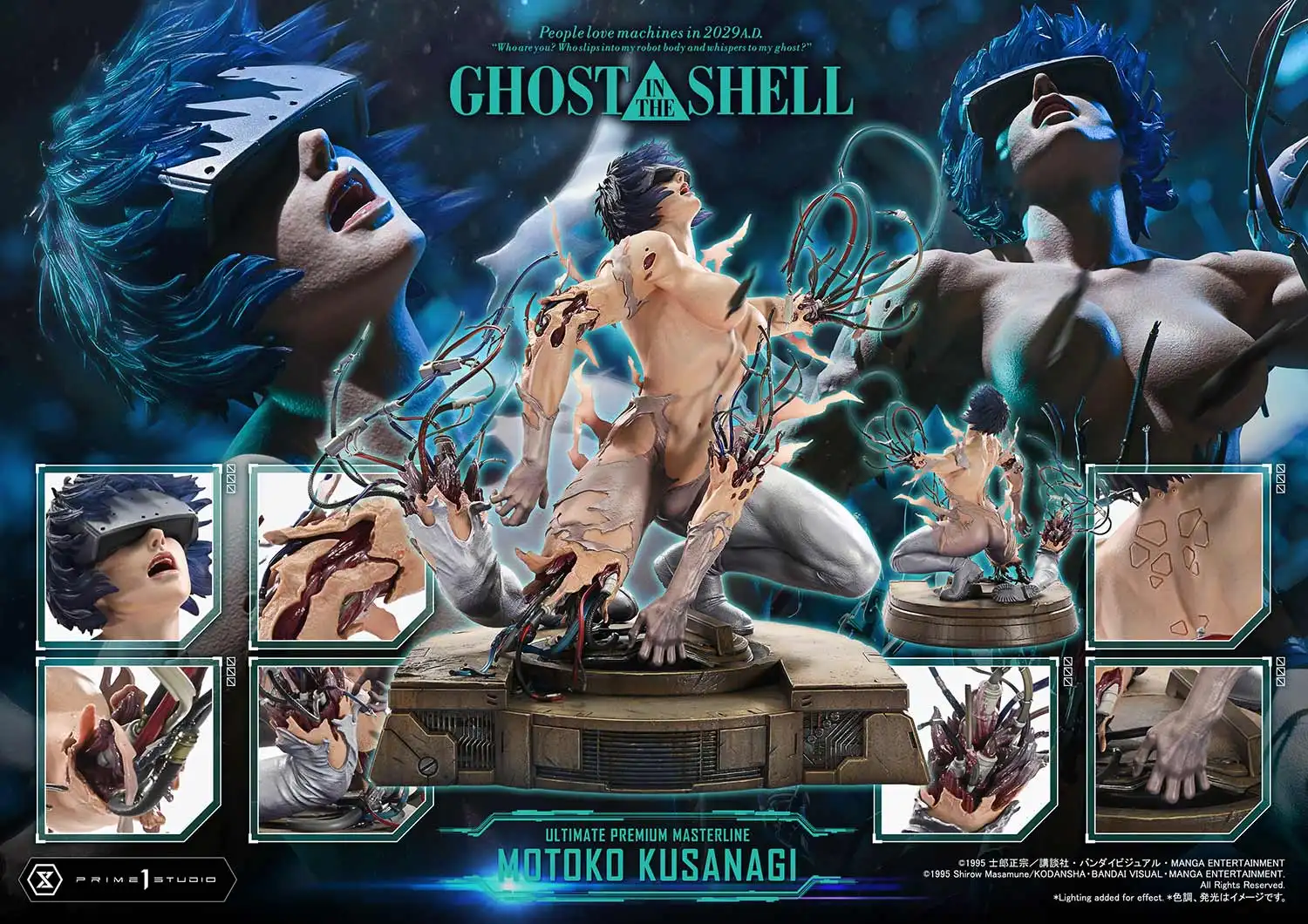 【Pre-sale】1/4 Scale Licensed Motoko Kusanagi-Ghost in the Shell-Prime 1 Studio