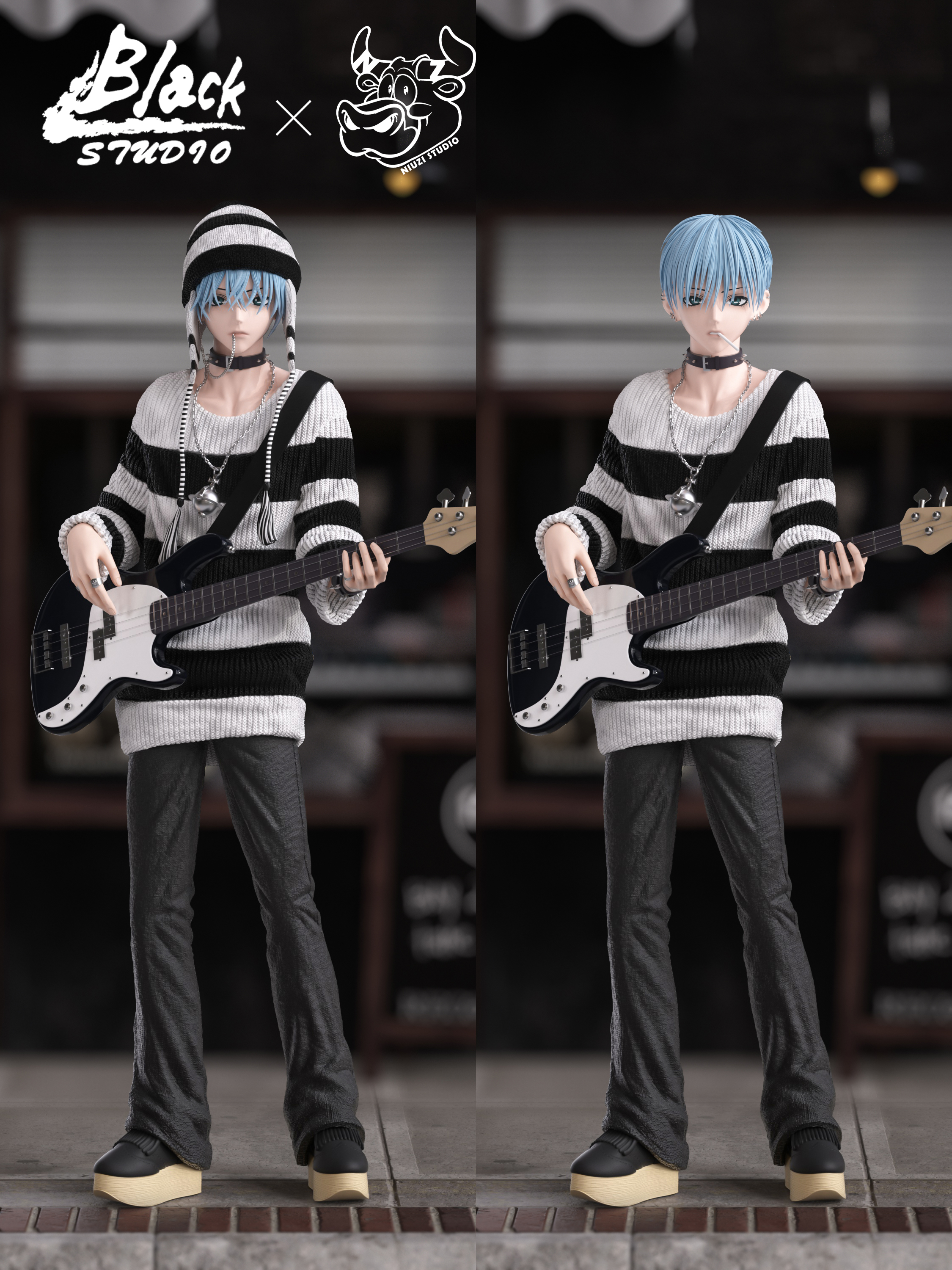 【Sold out】1/6 Scale Okazaki Shinichi 2.0-Nana-BLACK and NIUZI Studio