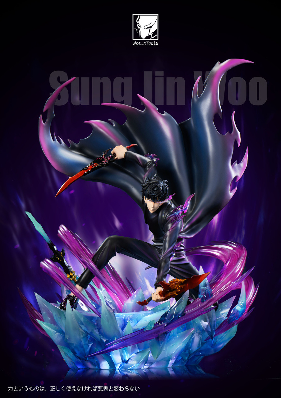 【Pre-sale】1/6 Scale Sung Jin Woo Squatting pose with LED-Noc Studio
