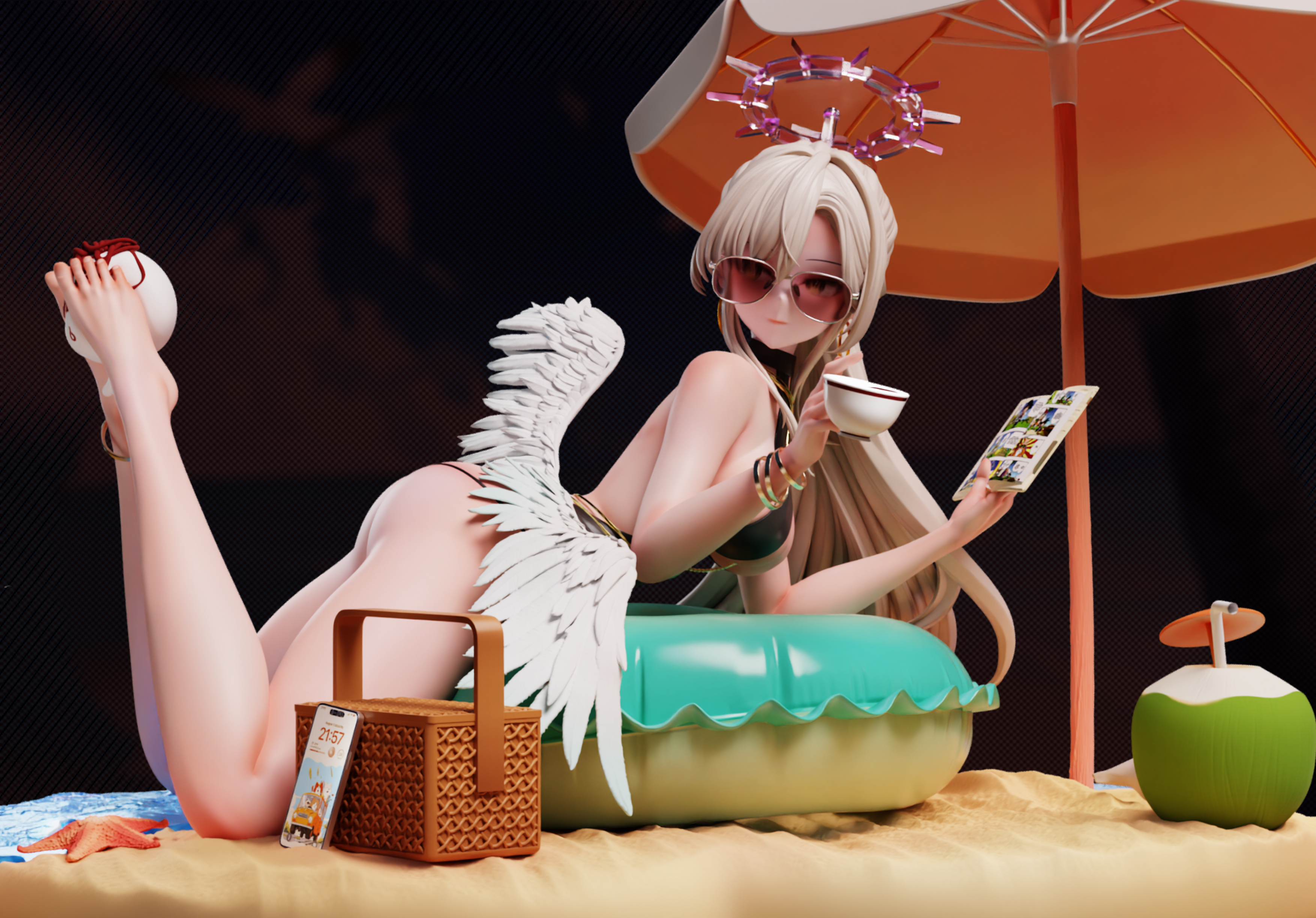 【Pre-sale closed】1/6 Scale Swimming Suit Kirifuji Nagisa-Blue Archive-MiYin Studio