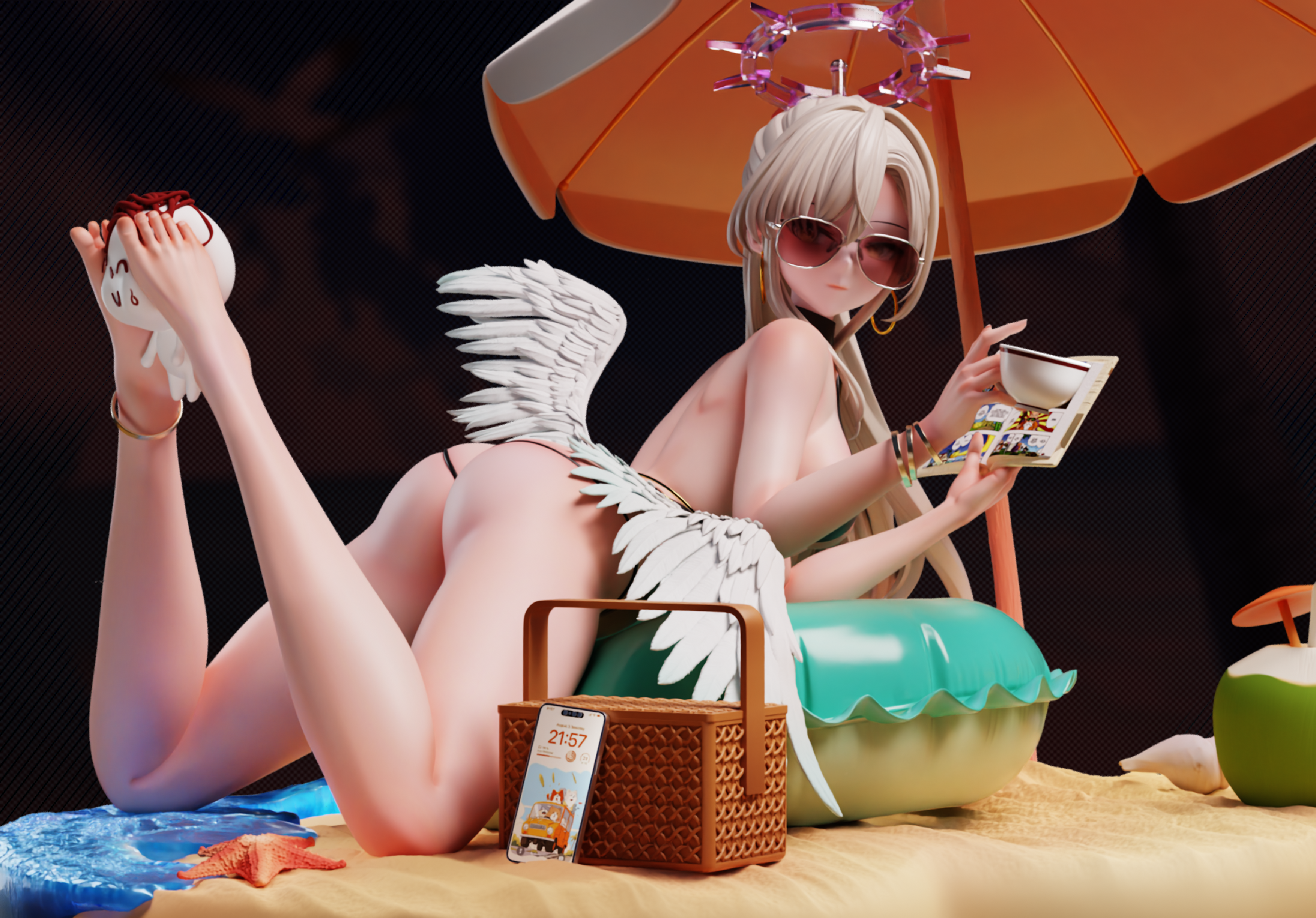 【Pre-sale closed】1/6 Scale Swimming Suit Kirifuji Nagisa-Blue Archive-MiYin Studio