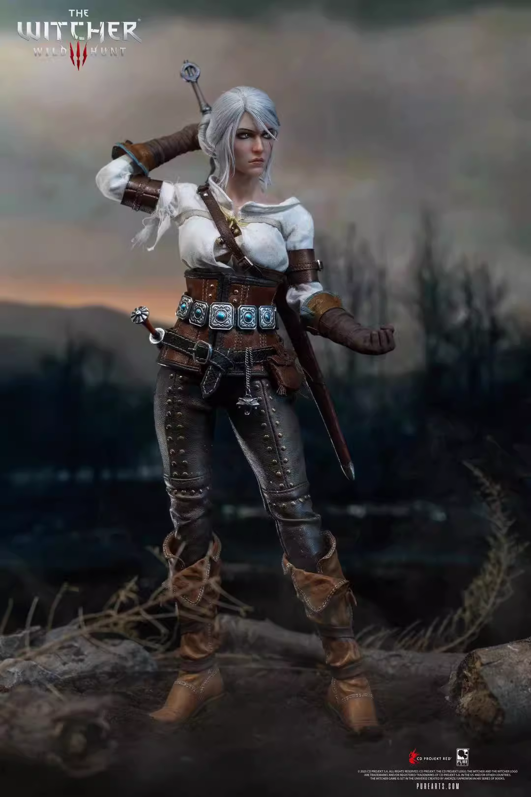 【Pre-sale】1/6 Scale Articulated Figure Ciri of Cintra-The Witcher 3：Wild Hunt-PureArts Studio