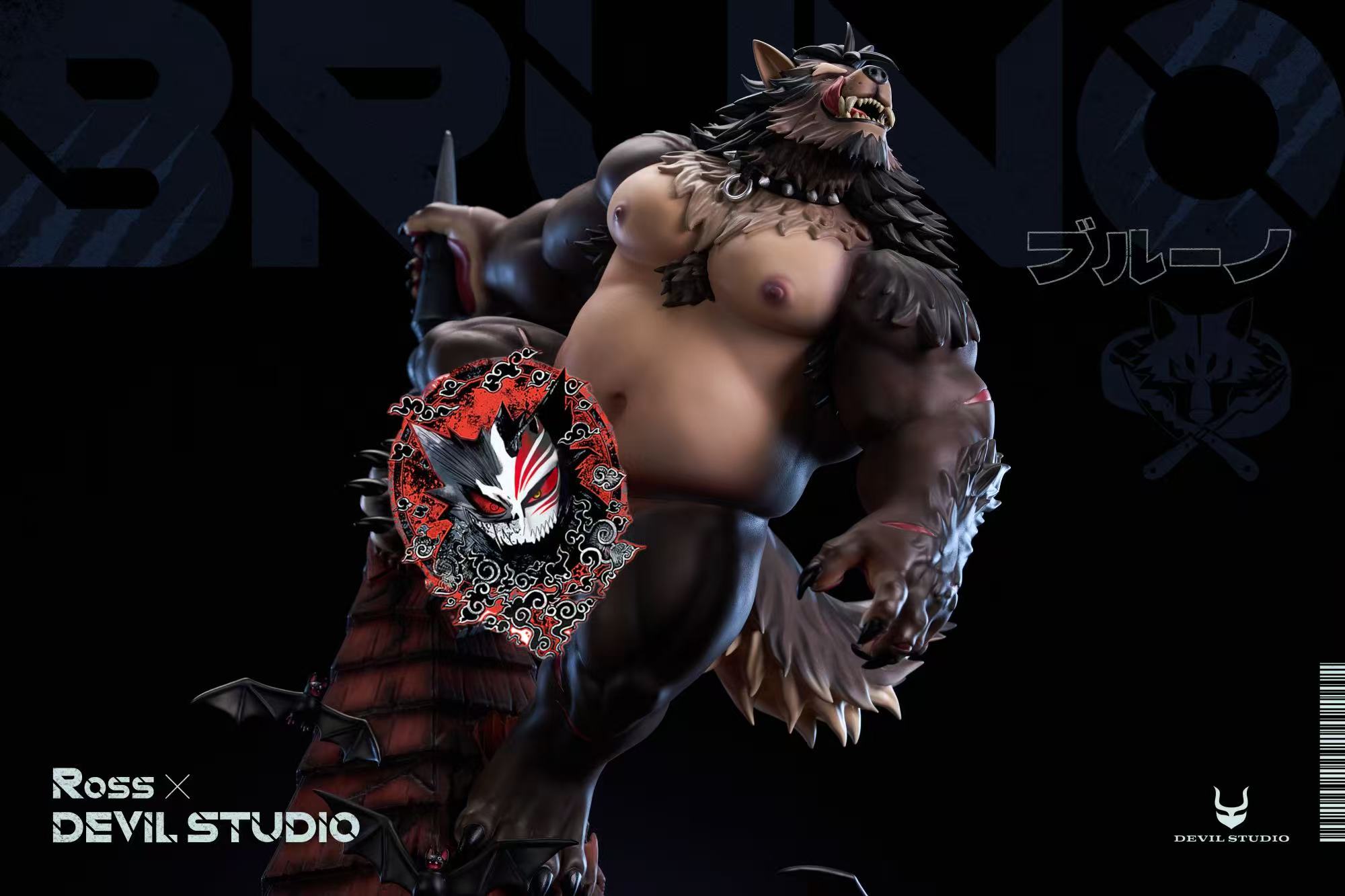 【Pre-sale】1/5 Scale Werewolf Bruno-Ross with Devil Studio