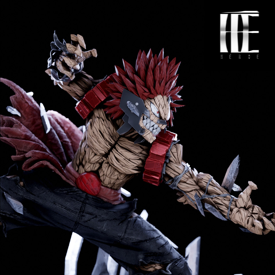 【Pre-sale】1/4 Scale RED RIOT KIRISHIMA with LED-Héroe Collectibles studio