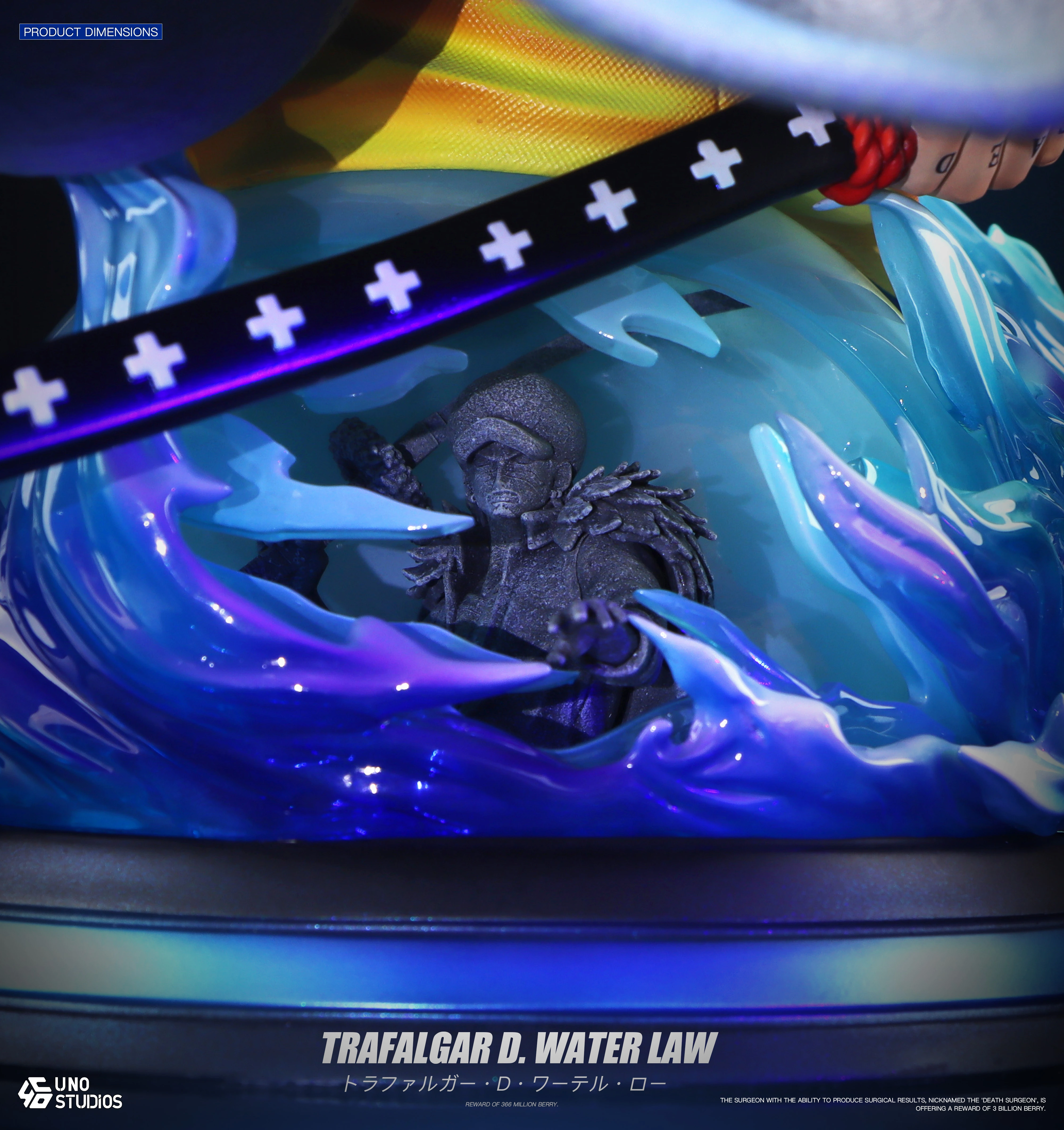 【Sold out】1/4 Scale Bust of Trafalgar D. Water Law-UNO Studio