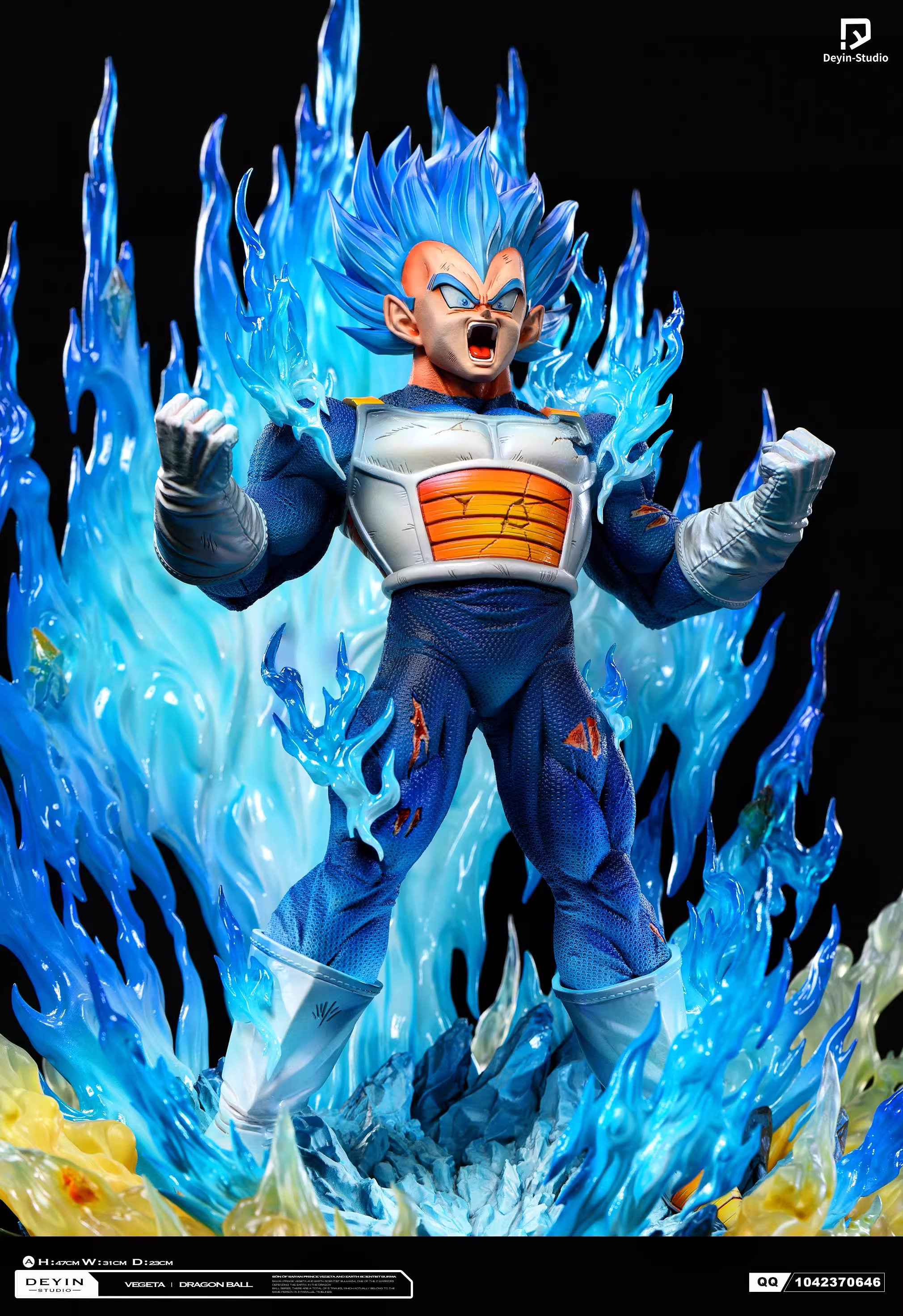 【Pre-sale】1/6 Scale Deep Blue Vegeta-DEYIN Studio