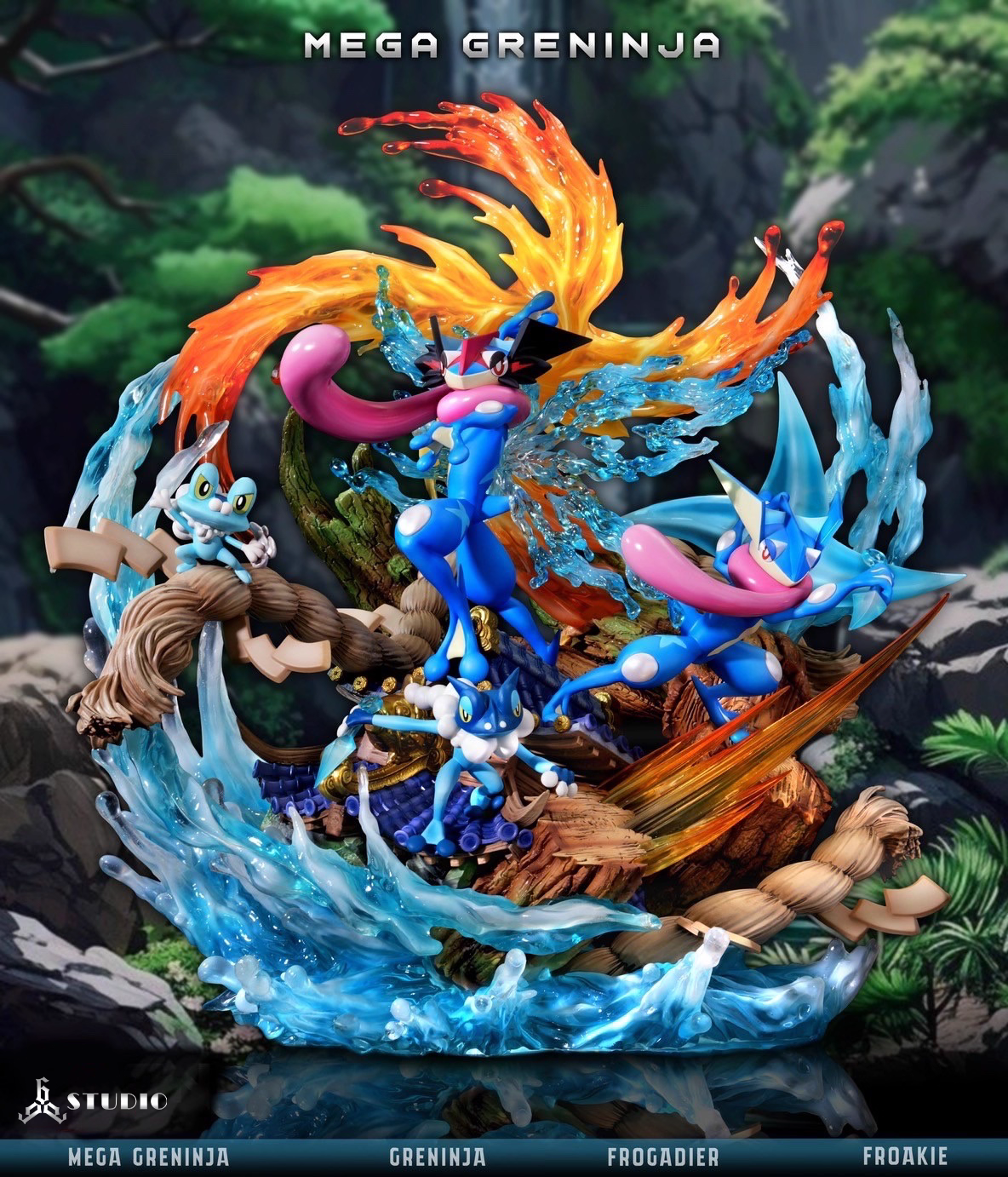 【Pre-sale】Mega Greninja with LED-666 Studio