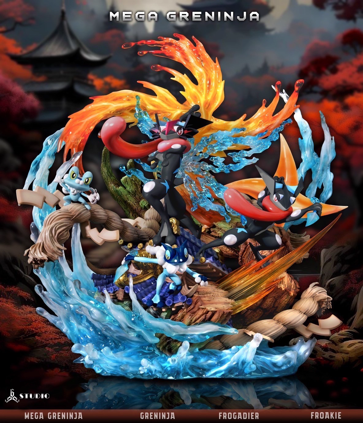 【Pre-sale】Mega Greninja with LED-666 Studio