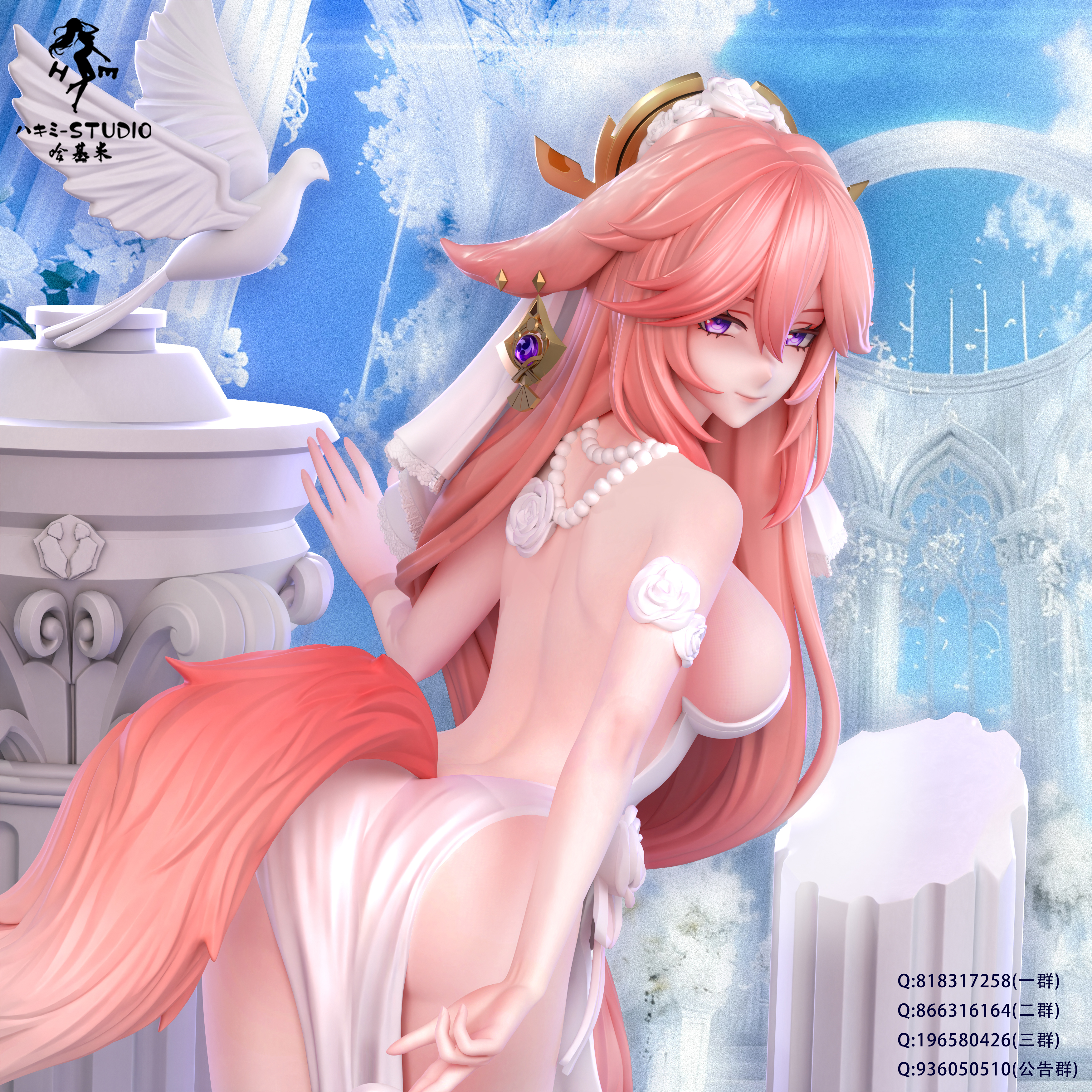 【Pre-sale】1/6 Scale Raiden Shogun and Yae Miko-Hajimi Studio