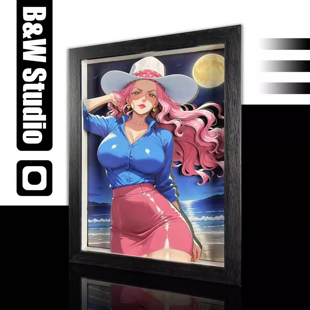 【Pre-sale】Decorative Painting of Charlotte Linlin-Black and White Studio