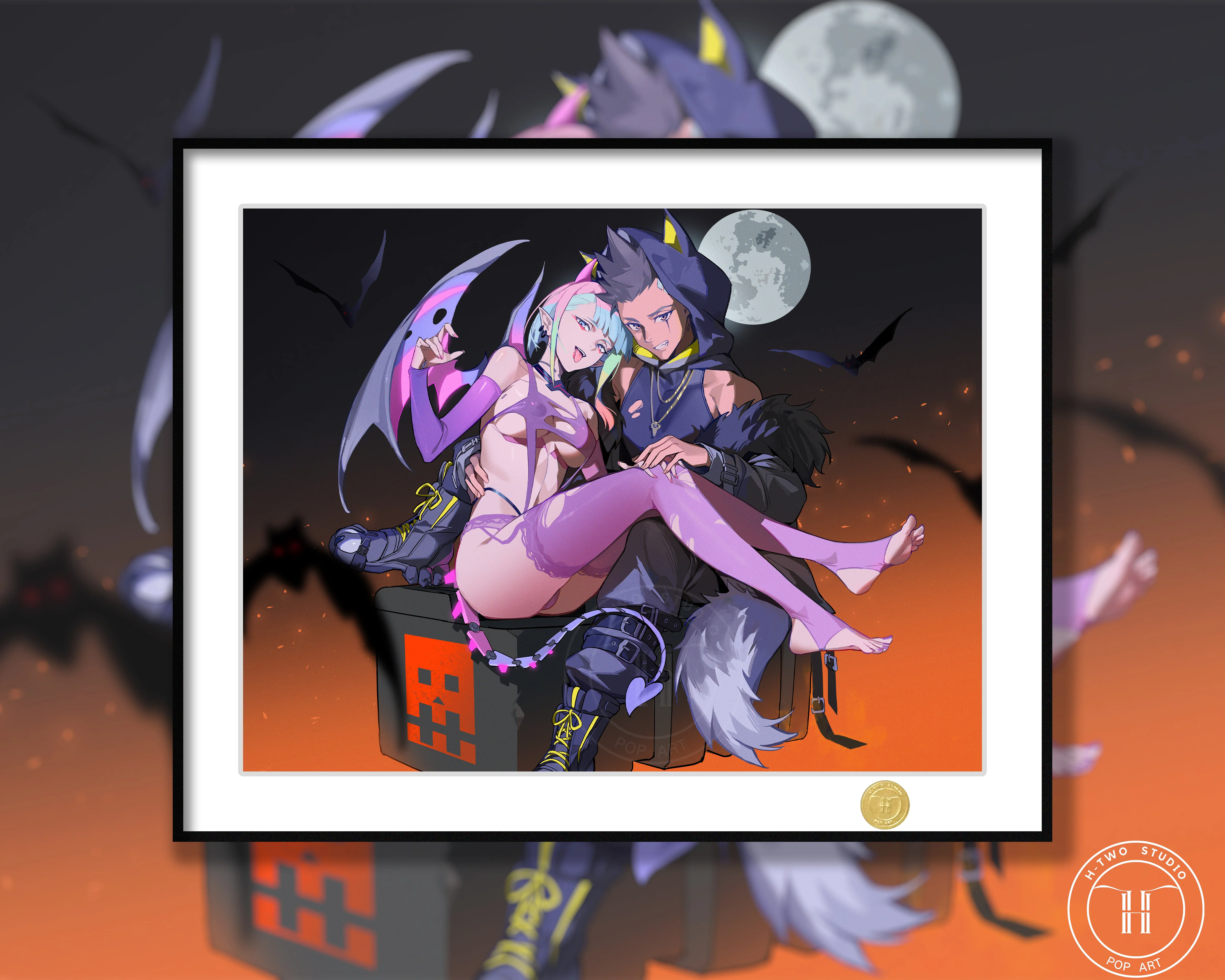 【Pre-sale】Decorative Painting of Lucy and David-H2 Studio