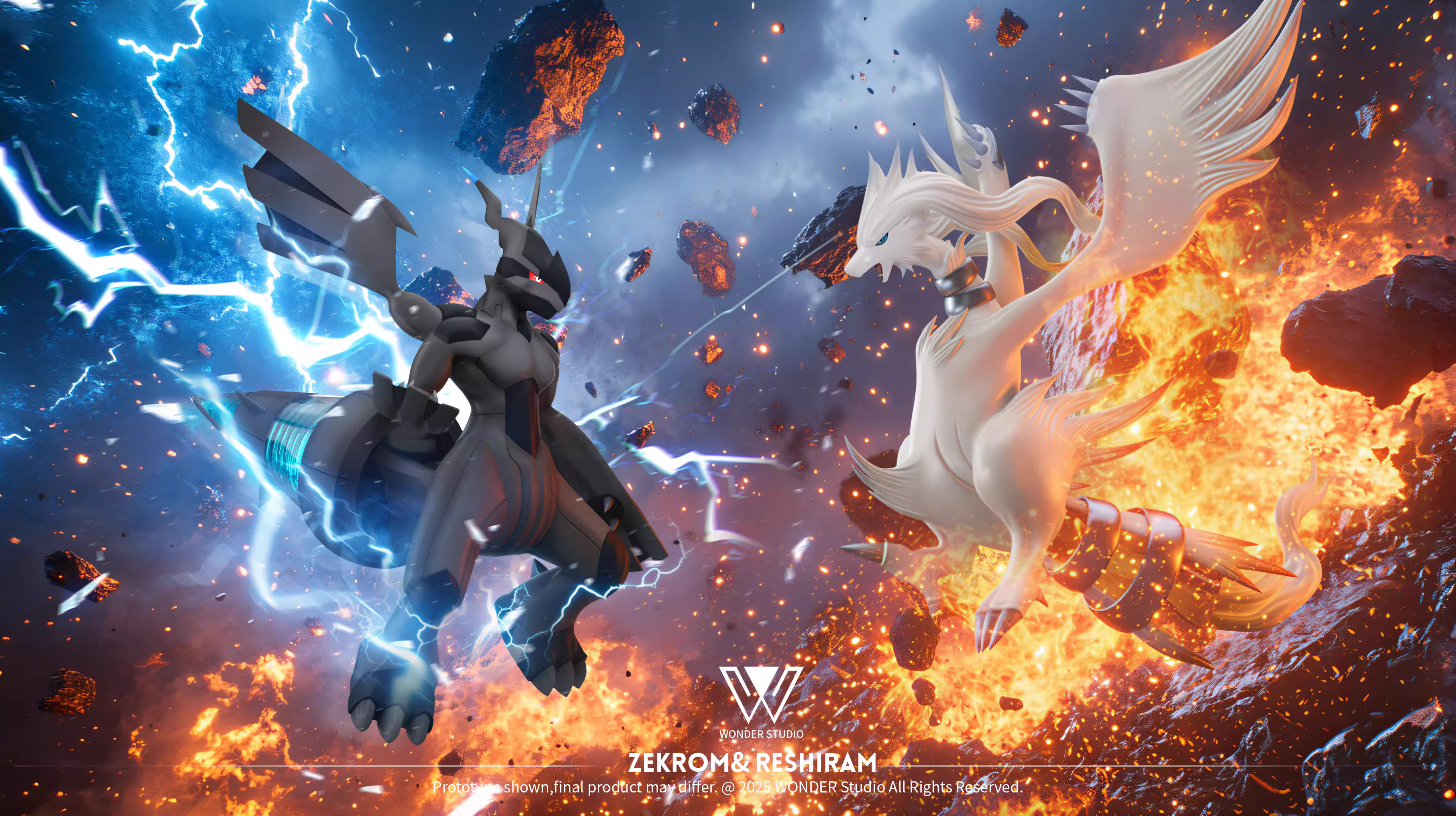 【Pre-sale】1/20 Scale Reshiram and Zekrom-Wonder Studio