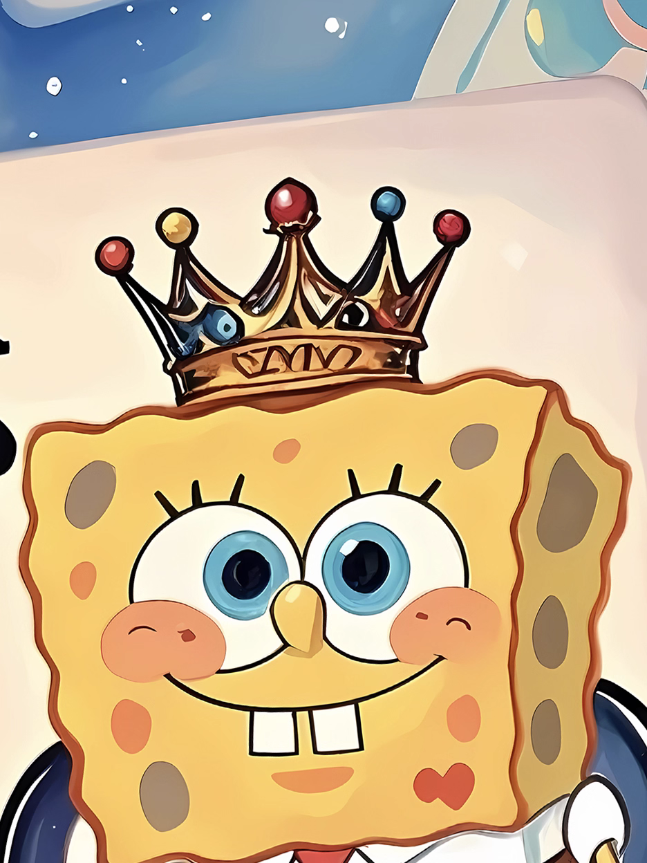 【Pre-sale】Decorative Painting of Paper Card SpongeBob SquarePants-XingKong Studio