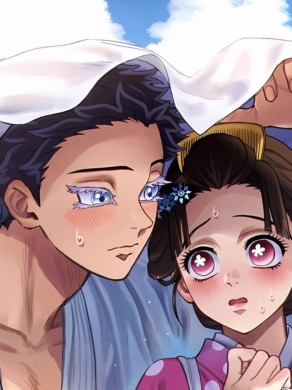 【Pre-sale】Decorative Painting of Sunshade Akaza and Koyuki-XingKong Studio