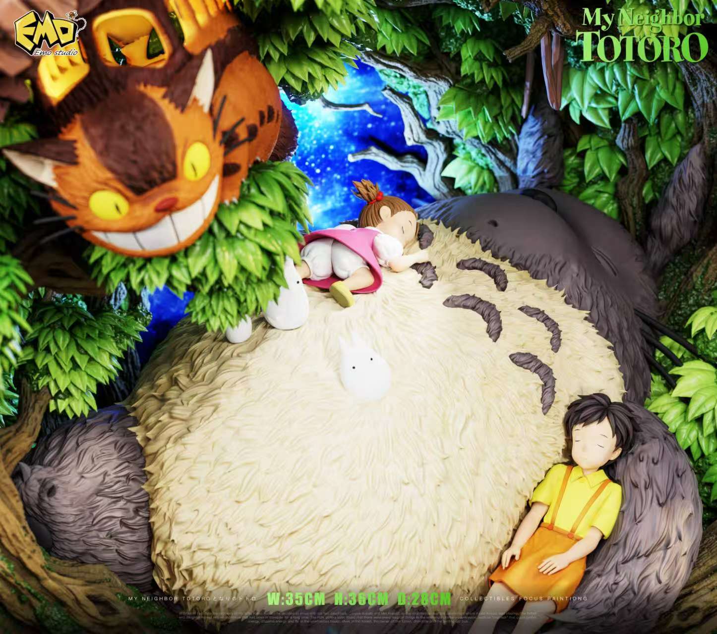 【Pre-sale】001 Midsummer Night's Dream Totoro with LED-EMD Studio
