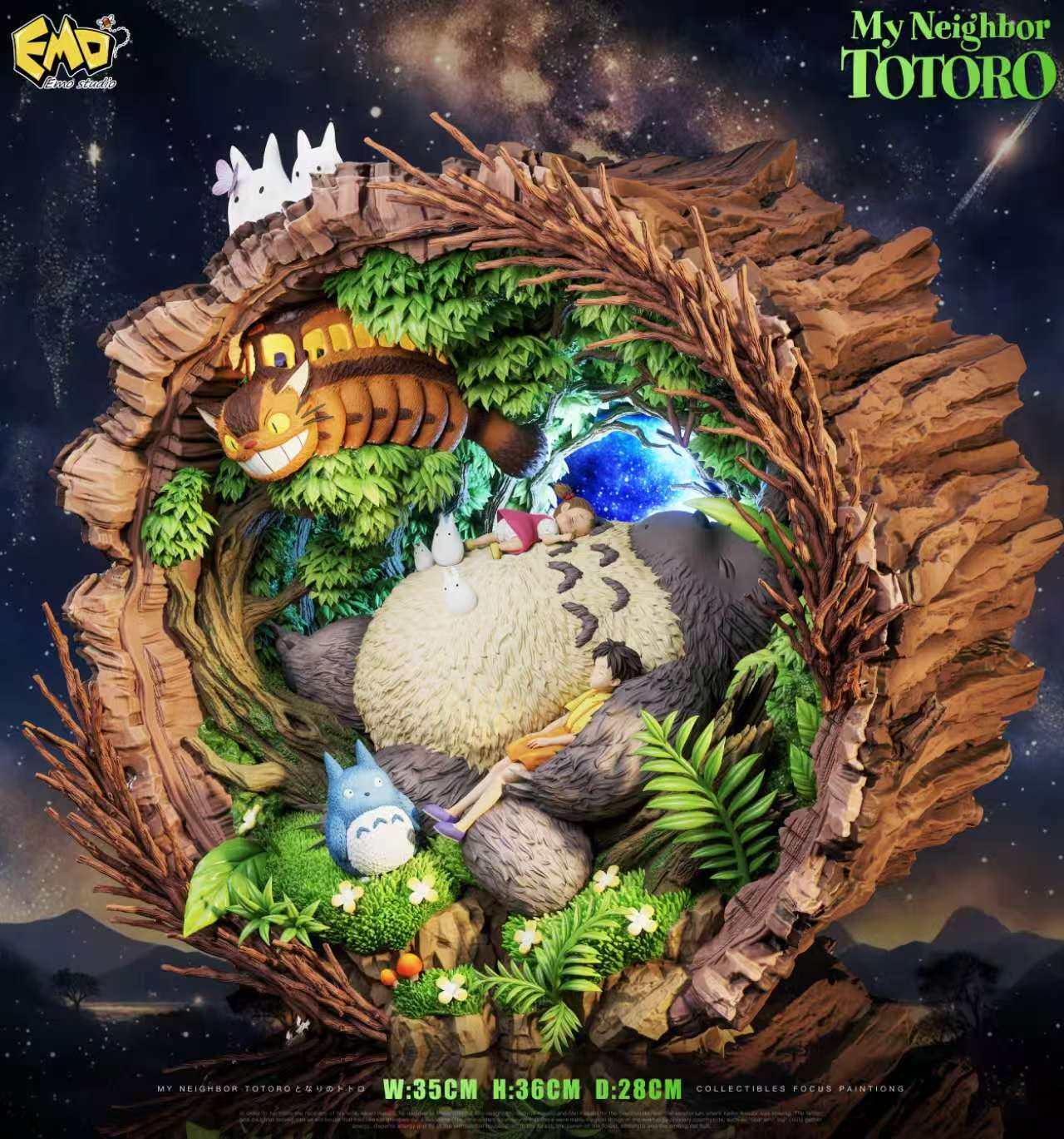 【Pre-sale】001 Midsummer Night's Dream Totoro with LED-EMD Studio