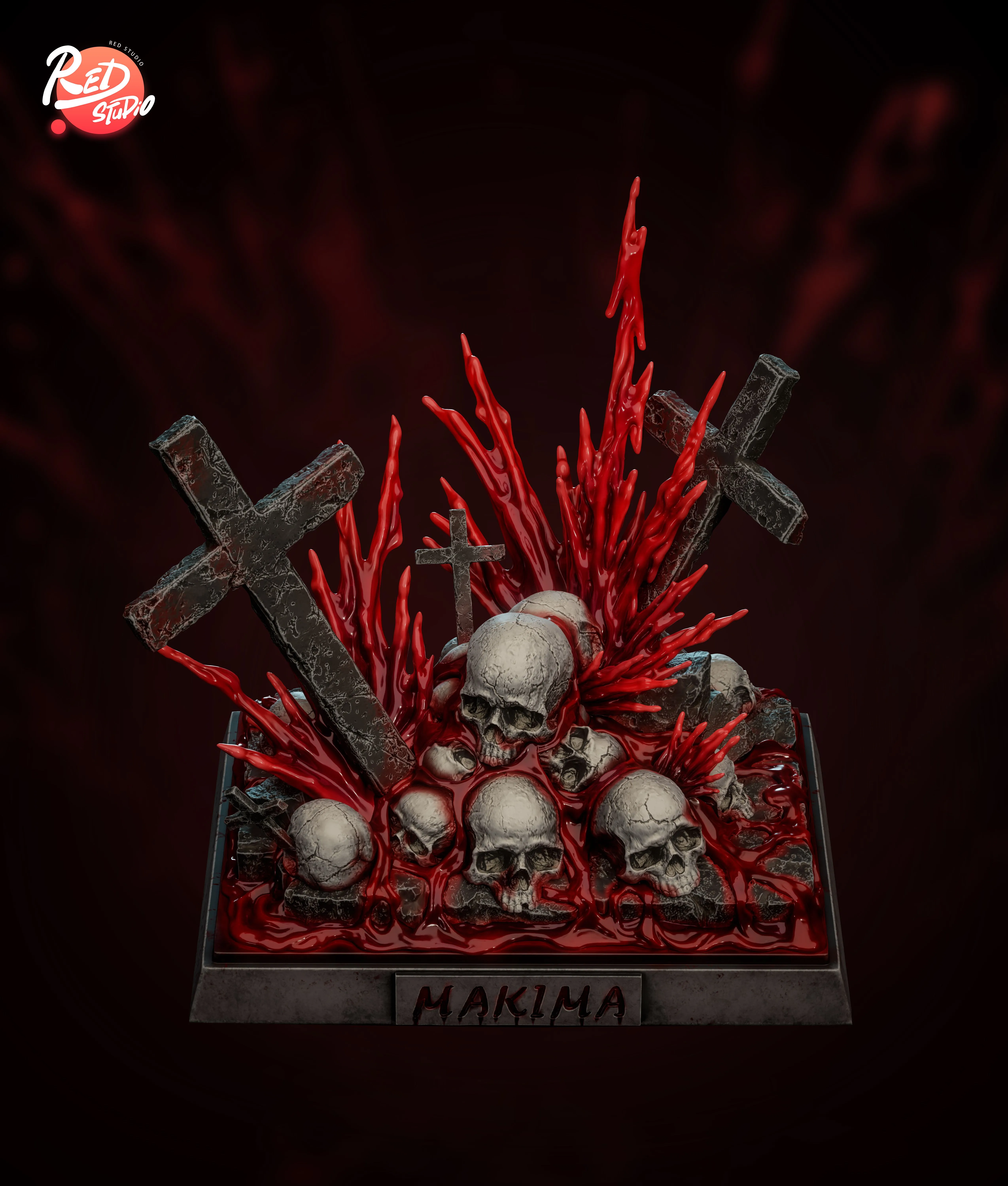【Pre-sale closed】1/6 and 1/4 Scale Oversea Version Makima-Red Studio