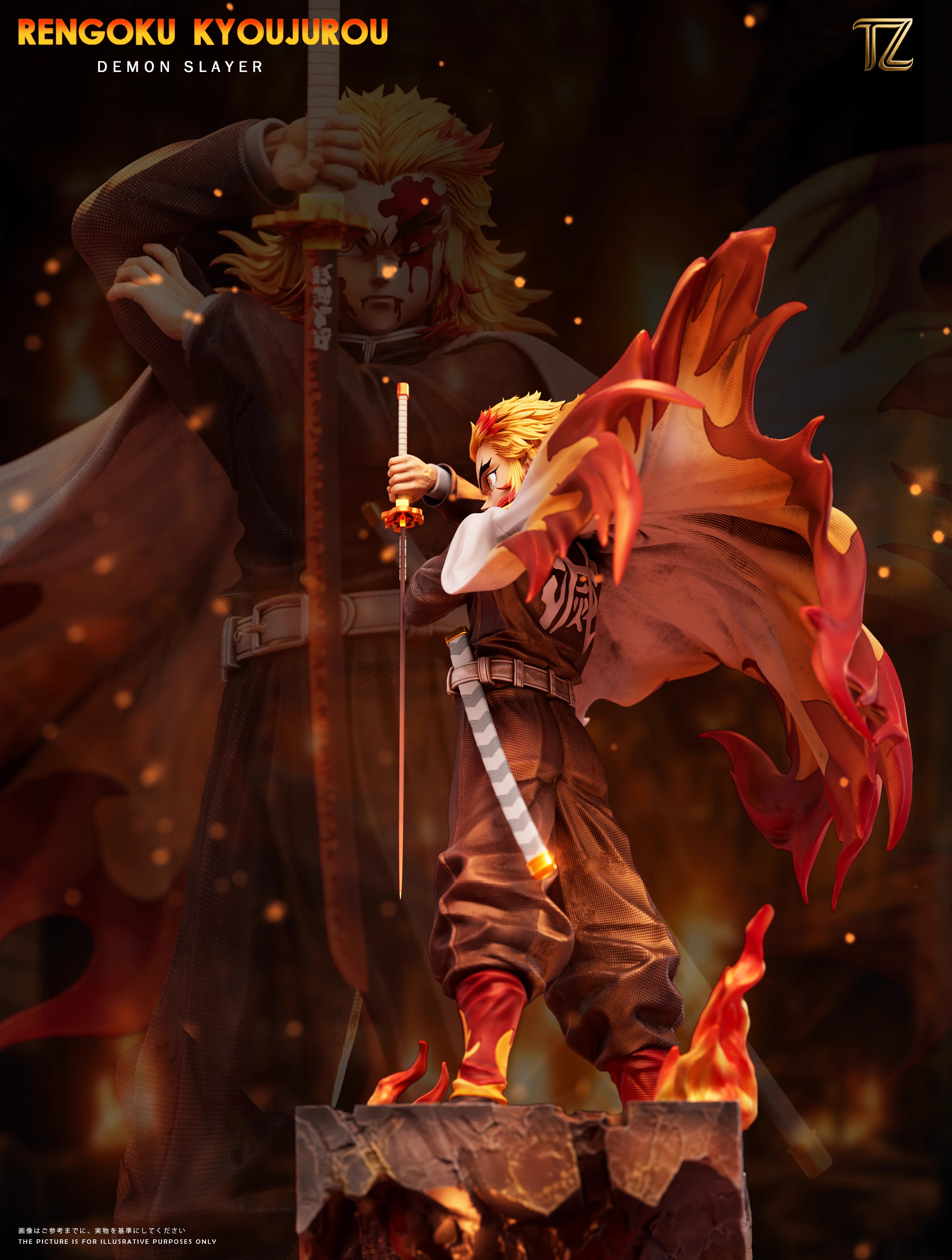 【Pre-sale】Rengoku Kyoujurou with LED-TZ Studio