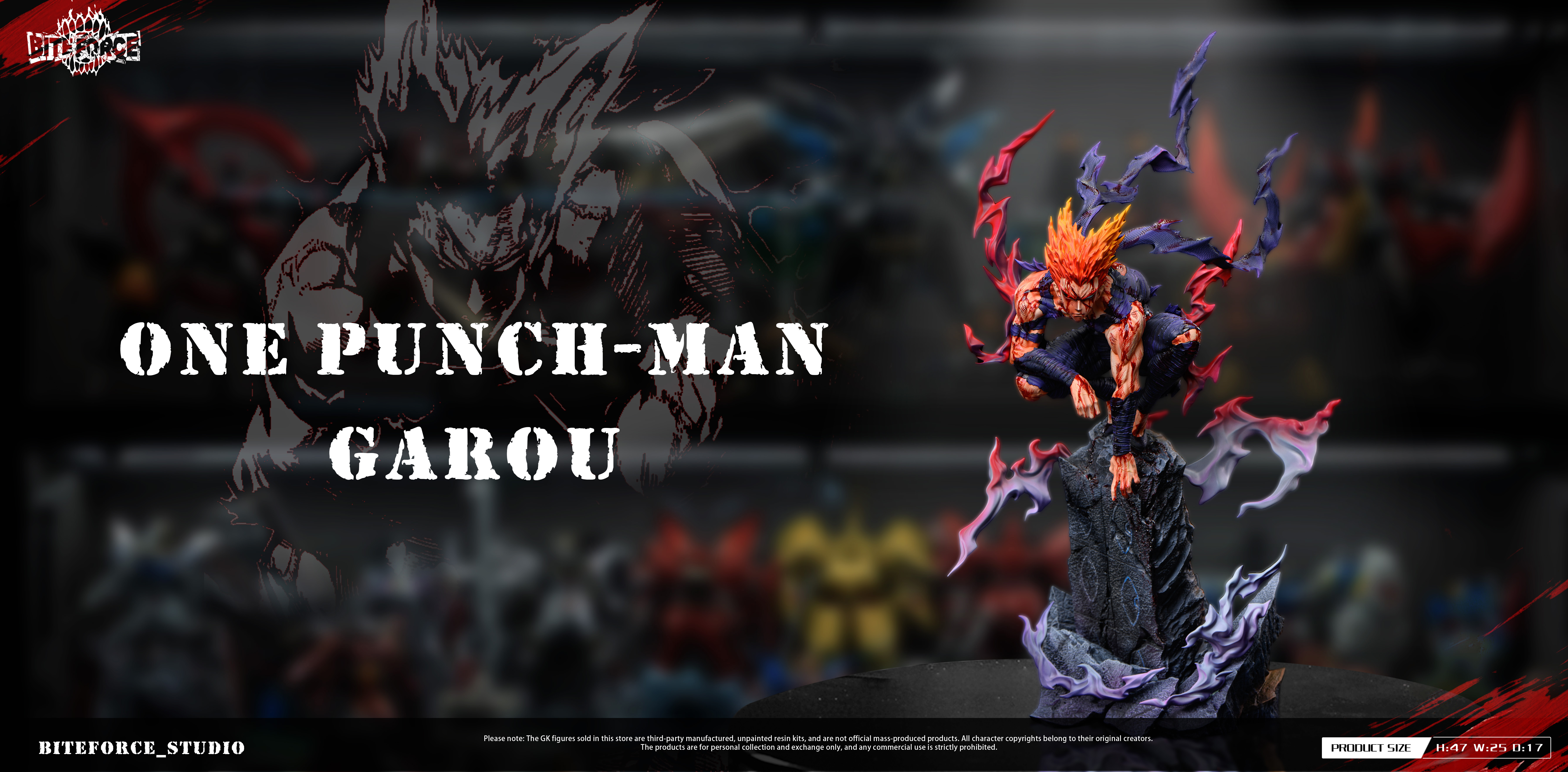 【Sold out】1/6 Scale Garou-BiteForce Studio