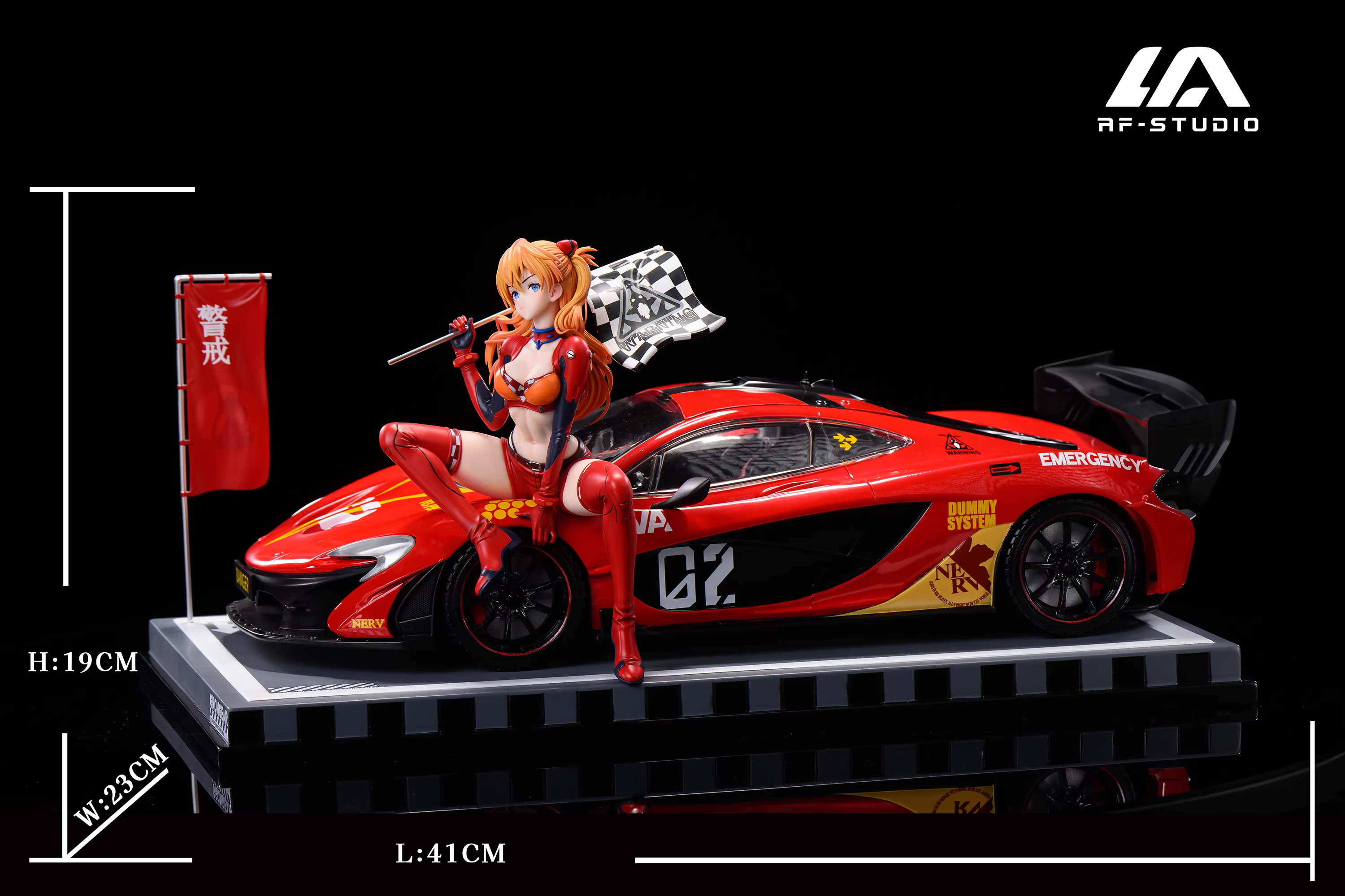 【Pre-sale】1/6 Scale Asuka with McLaren Sports Car-AF Studio