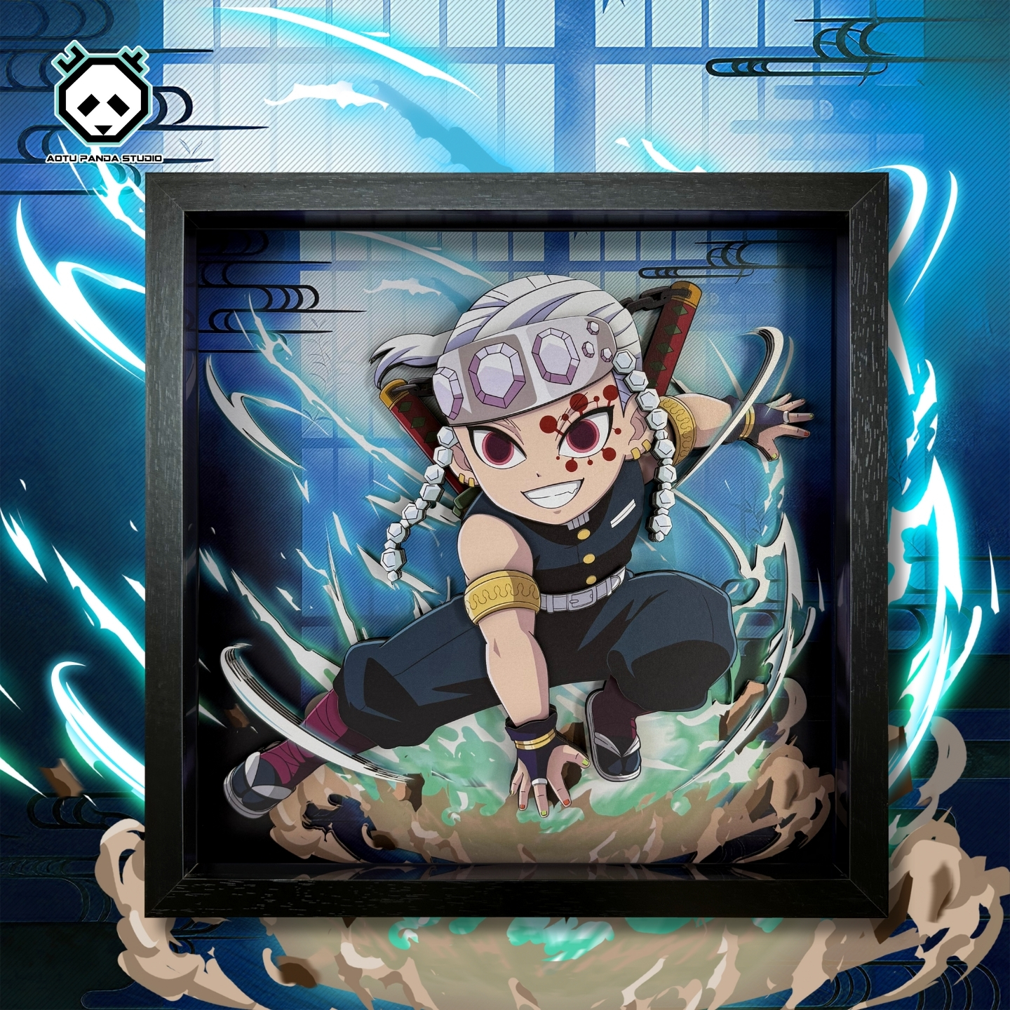 【In stock】Decorative Painting of Uzui Tengen-Aotu Panda Studio