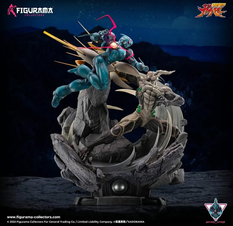 【Pre-sale】1/6 Scale Guyver 1 vs Guyot with LED-Guyver Store X Figurama Collectable Studios