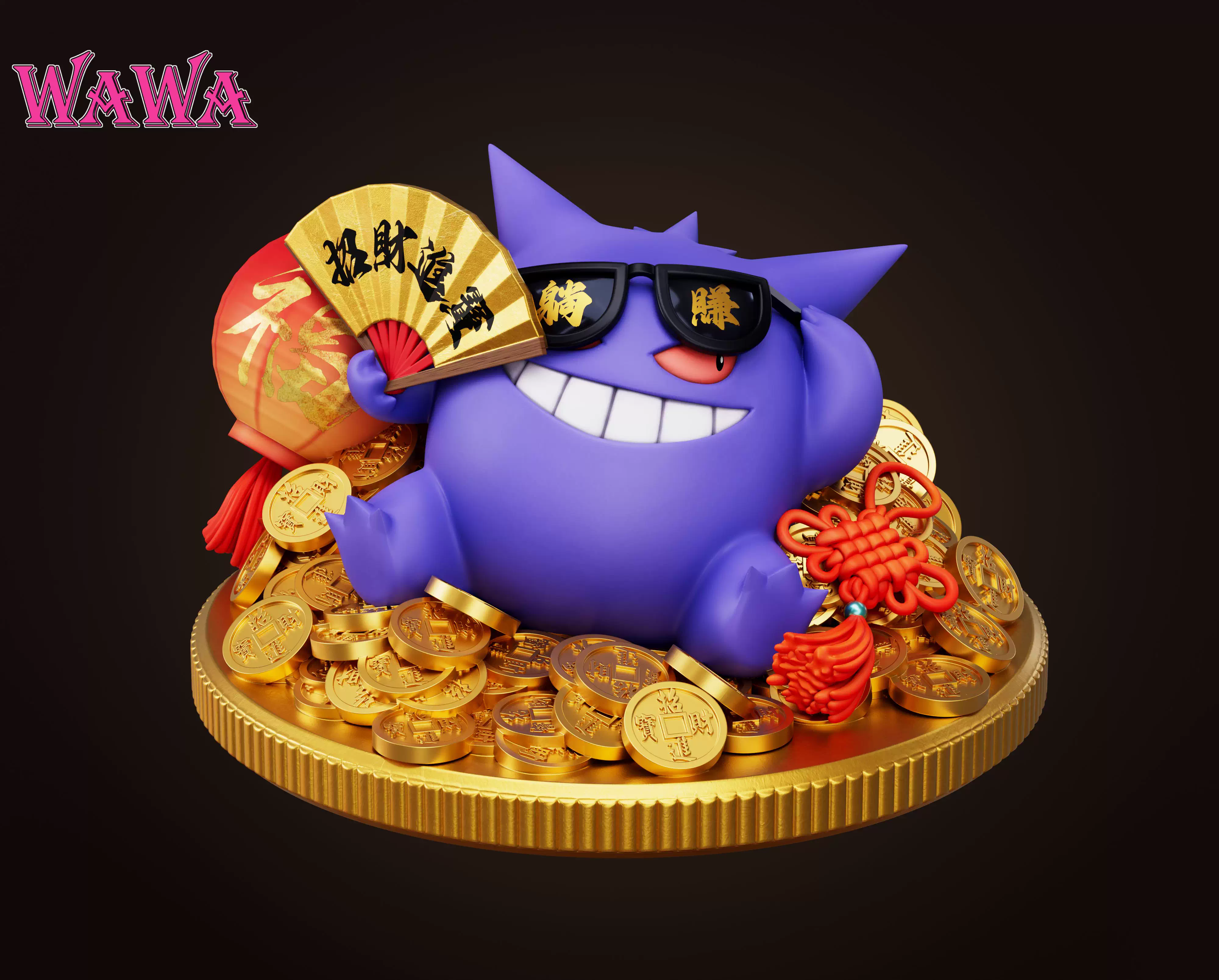 【Pre-sale】Wealth Attraction Gengar-wawa Studio