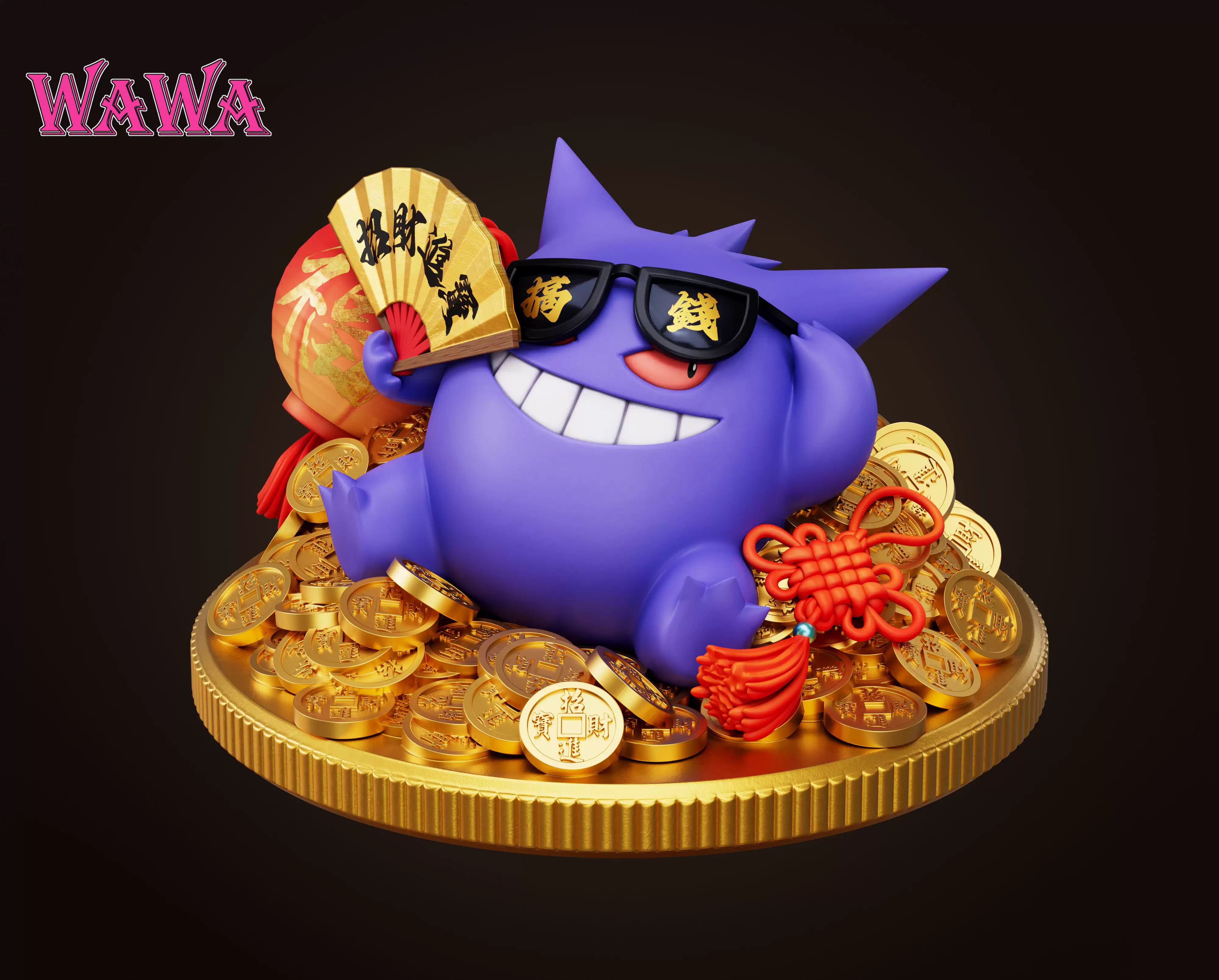 【Pre-sale】Wealth Attraction Gengar-wawa Studio