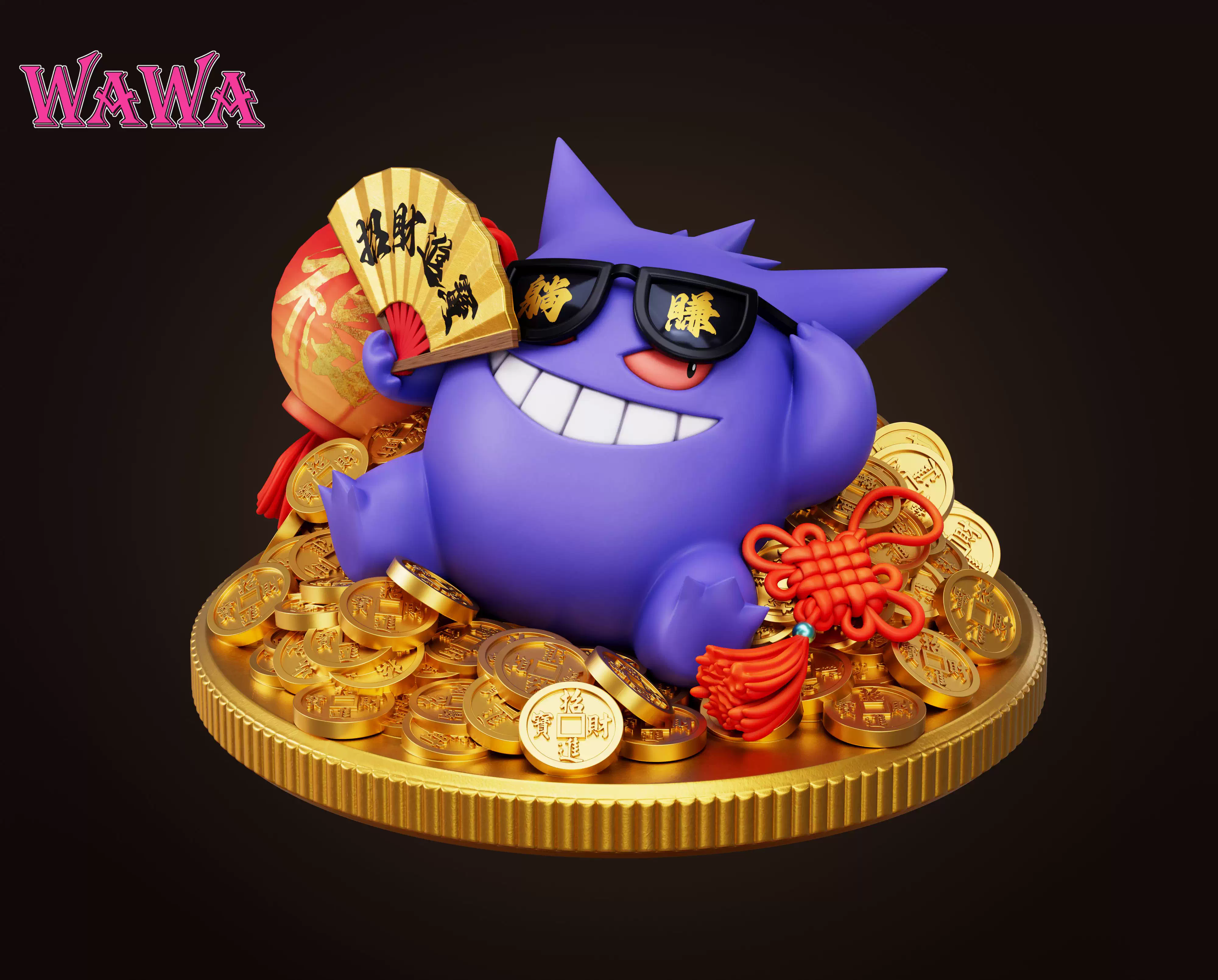 【Pre-sale】Wealth Attraction Gengar-wawa Studio