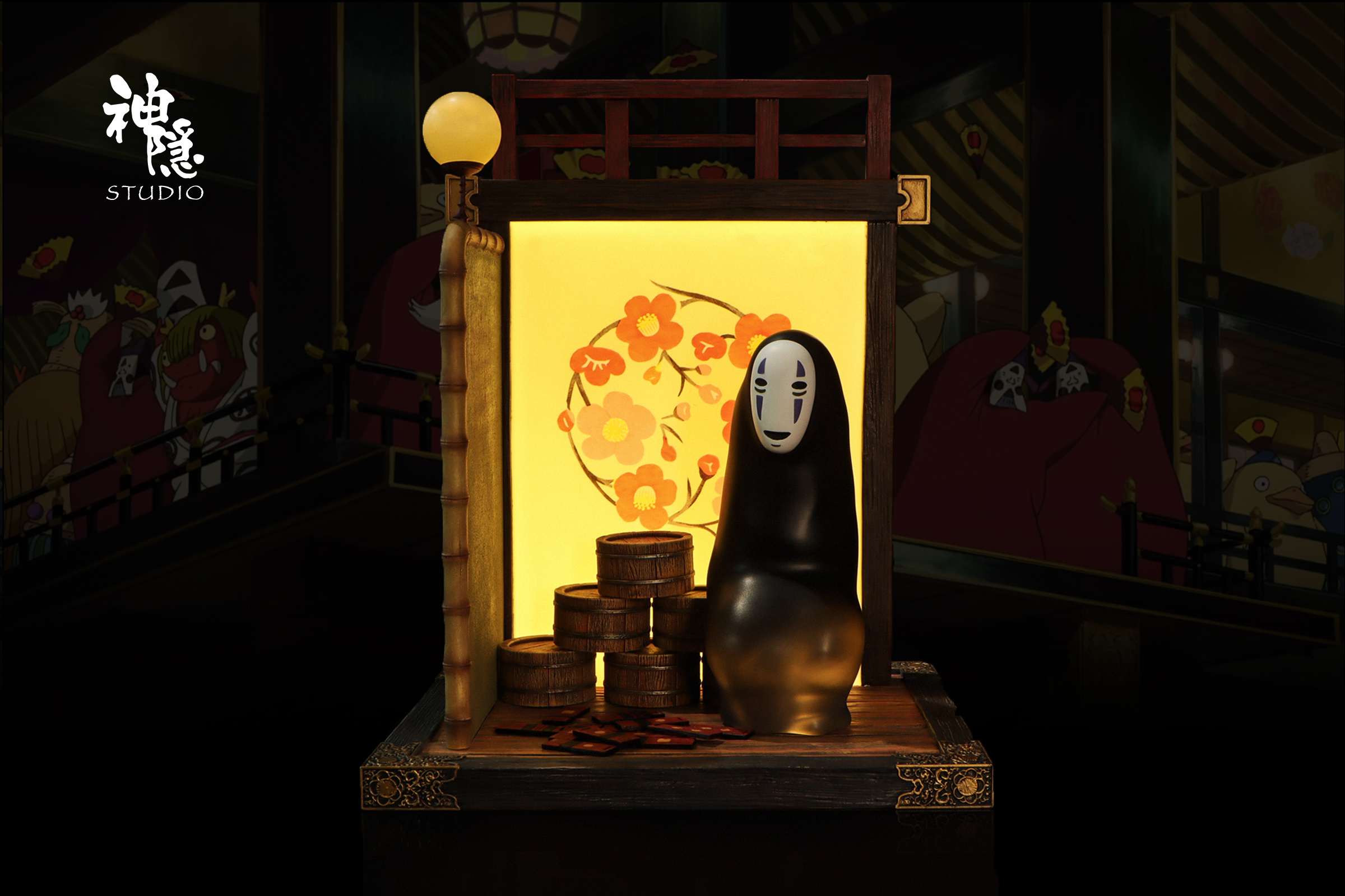 【Pre-sale】Lonely No Face Man with LED-ShenYin Studio