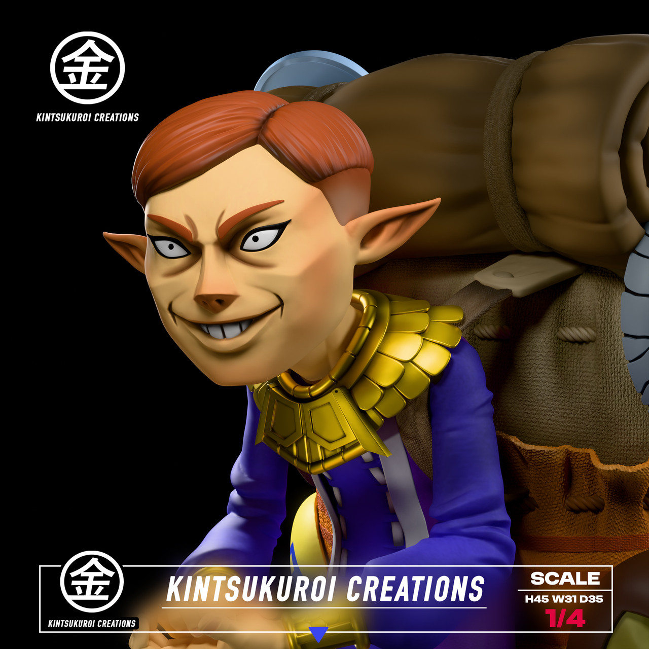 【Pre-sale】1/4 Scale Happy and Angry Mask Salesman-Kintsukuroi Creations Studio