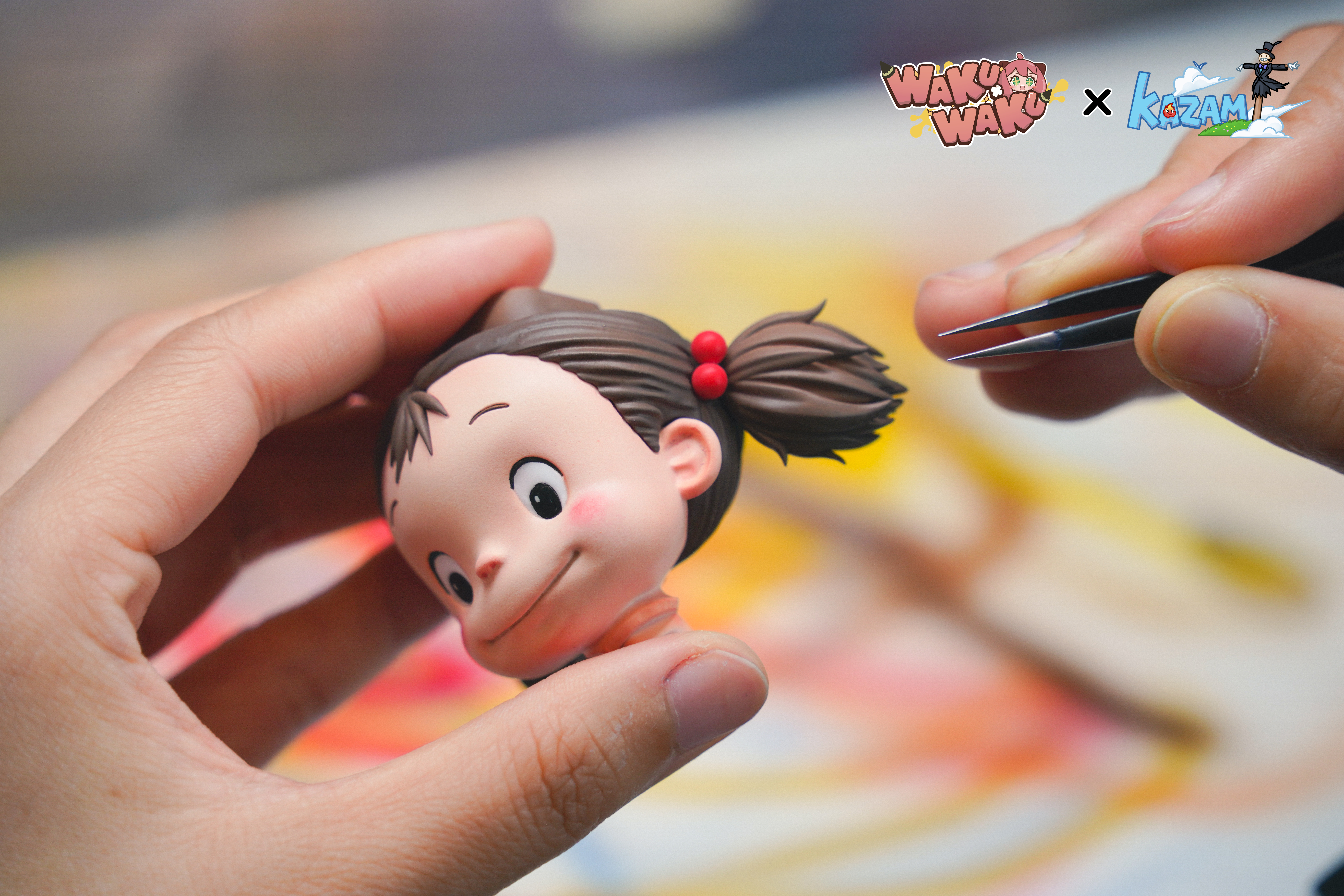 【Pre-sale】White Totoro and Mei-WAKUWAKU Studio and Kazami