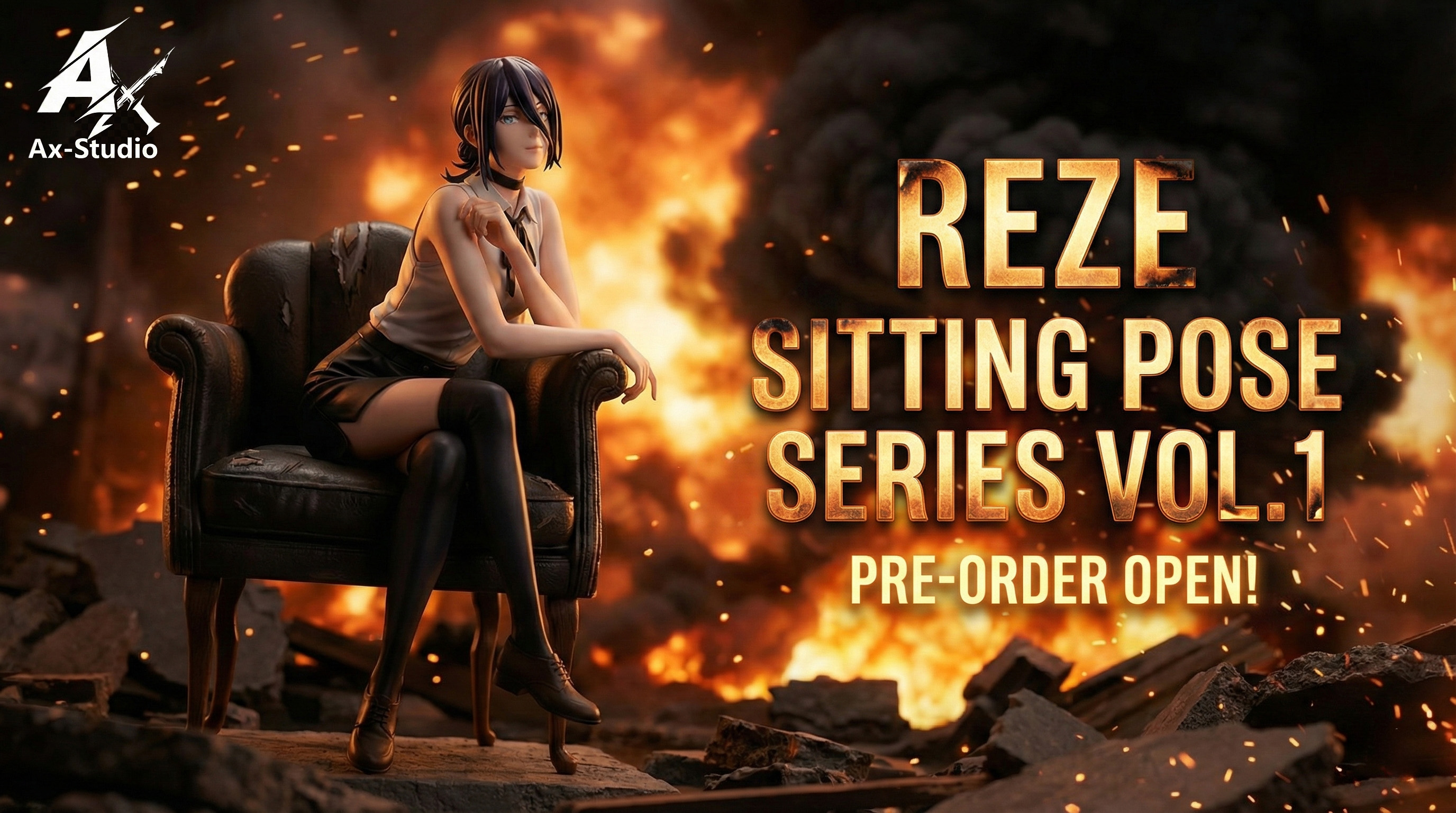 【Pre-sale】1/6 Scale Reze-AX Studio