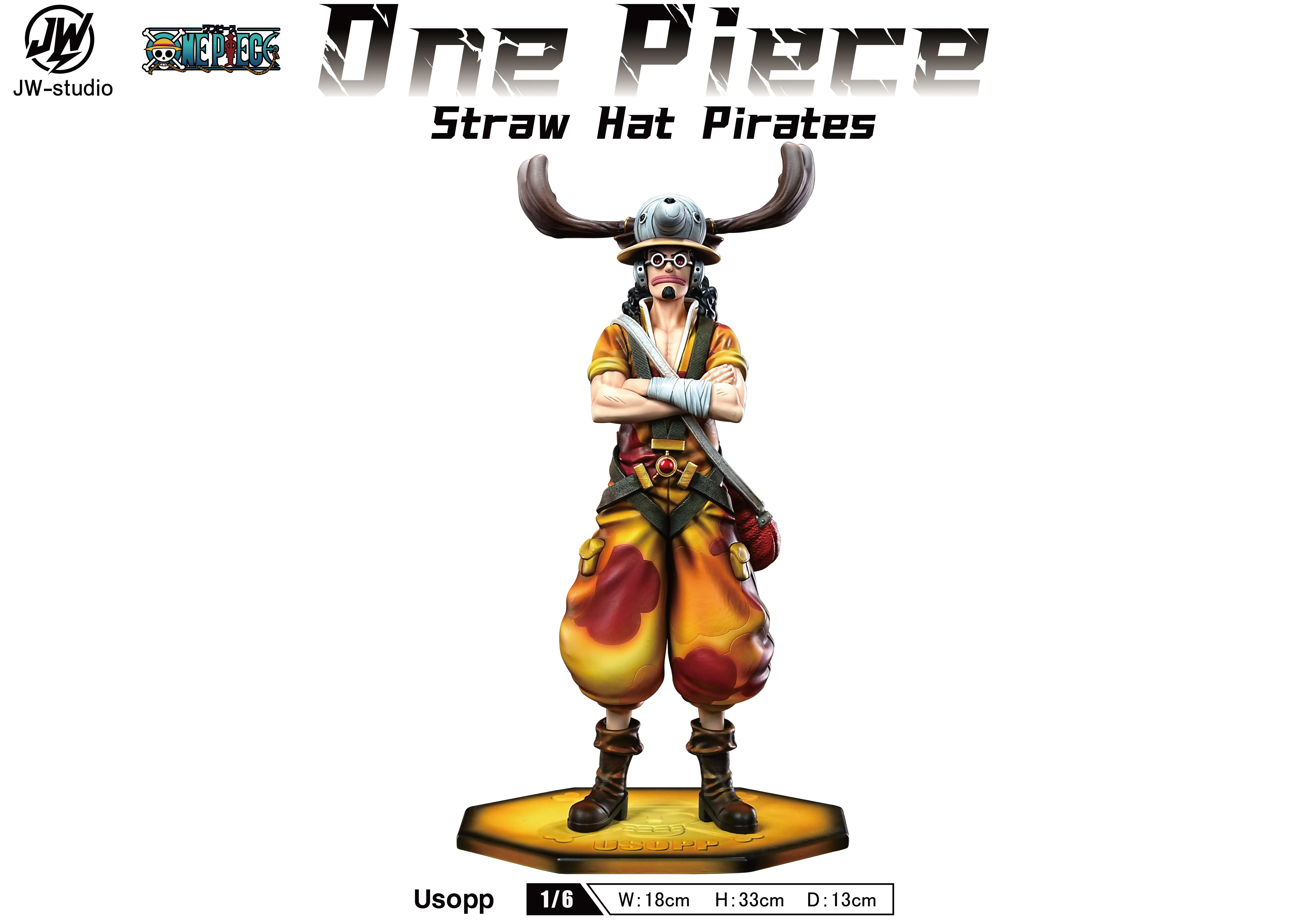 【Pre-sale】1/6 Scale Zoro, Sanji, Usopp, Brook, Robin, Franky and Chopper-JW Studio