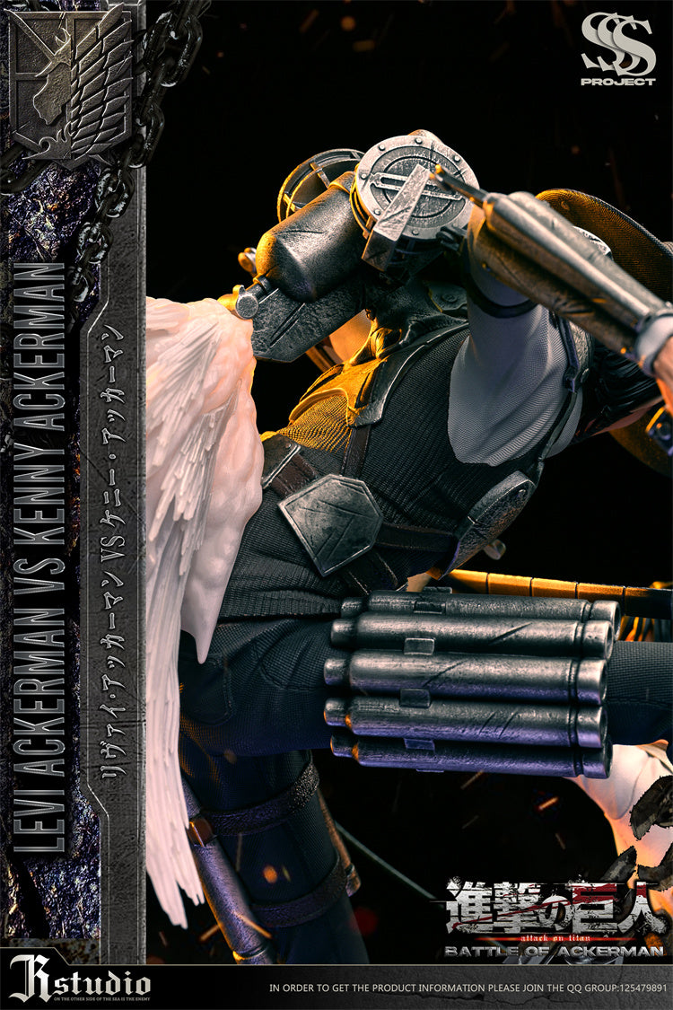 【Sold out】Version A Levi VS Kenny-Attack on Titan-JR Studio
