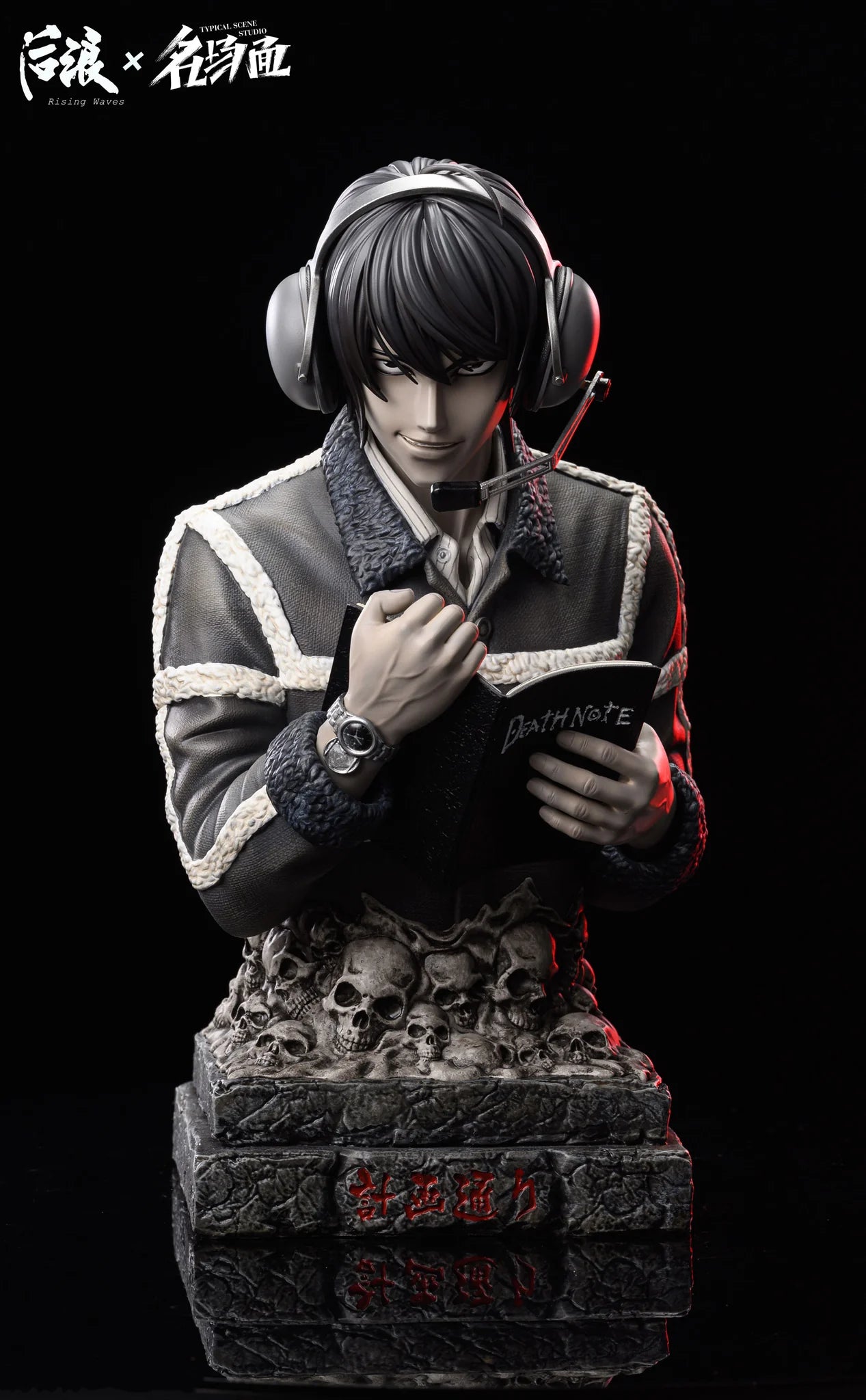 【Sold out no more】1/3 Scale Light Yagami Bust Statue - Death Note  - Rising Waves Studio