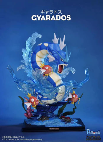 【Sold out no more】Gyarados Family-Pokemon Resin Statue-PCHouse Studio