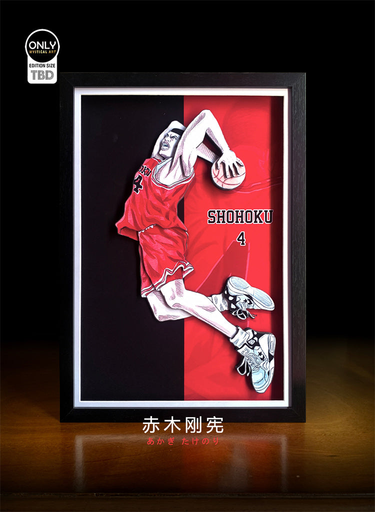 【Pre-sale】3D Five Tigers of Shohoku Decoration Painting-SLAM DUNK-DaoRen Studio