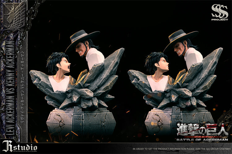 【Sold out】Version A Levi VS Kenny-Attack on Titan-JR Studio
