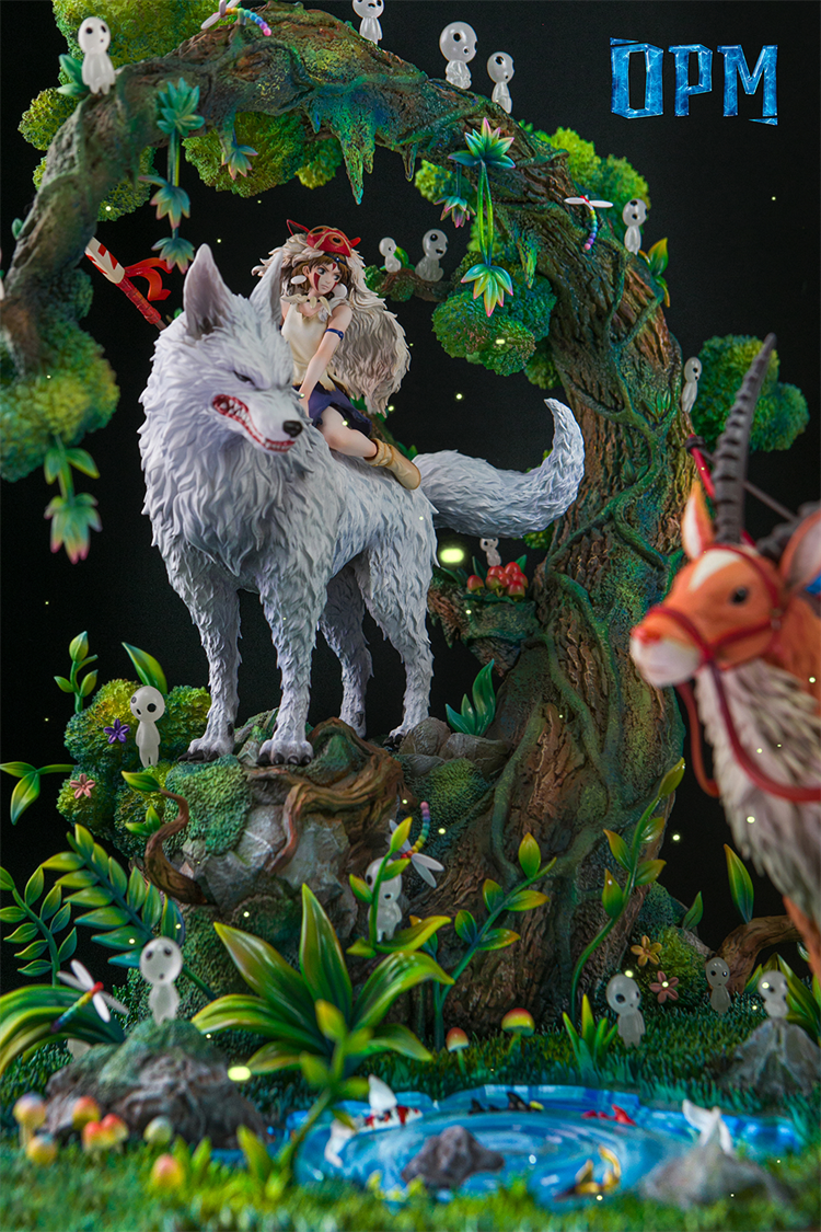 【Sold out】Series 004 Princess Mononoke with LED-Studio Ghibli-OPM Studio