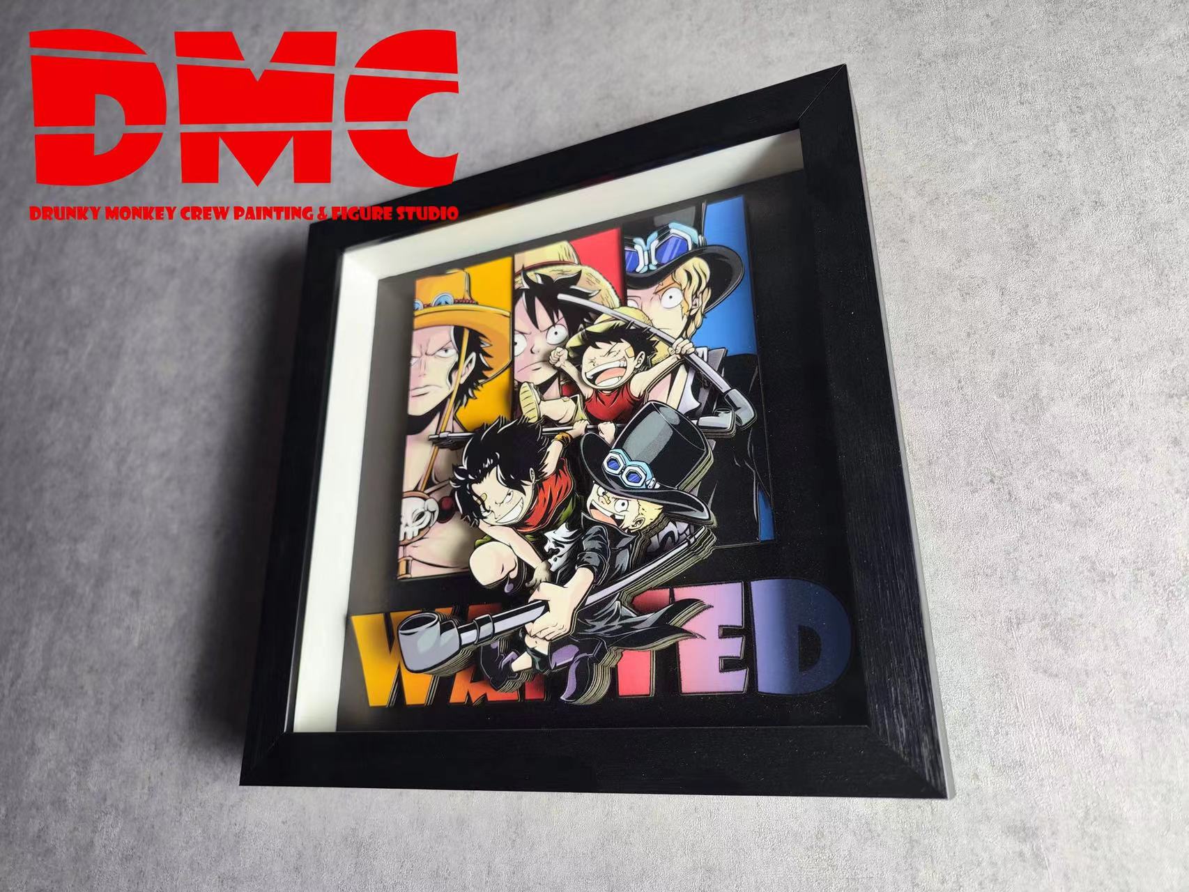 【In stock】DMN-019 3D Decorative Paint of Luffy, Ace & Sabo-One Piece-Drunky Monkey Crew Studio