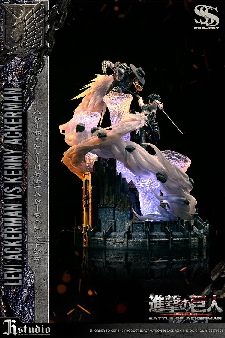 【Sold out】Version A Levi VS Kenny-Attack on Titan-JR Studio