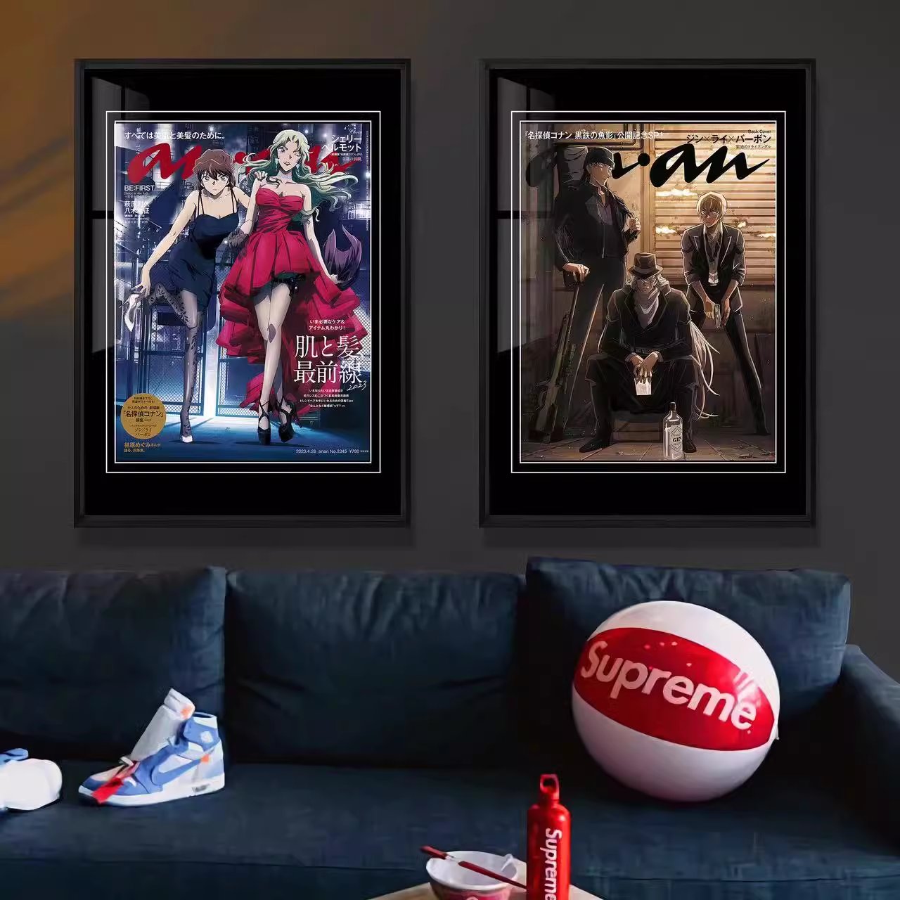 【In stock】Decorative Painting of Gin, Akai Shūichi & Furuya Rei-Detective Conan-Billion Birds Studio