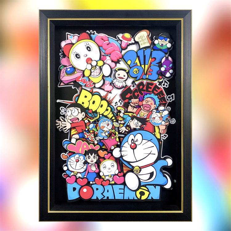 【In stock】3D Decorative Paint of Doraemon & Nobita Nobi-Doraemon-momo Studio