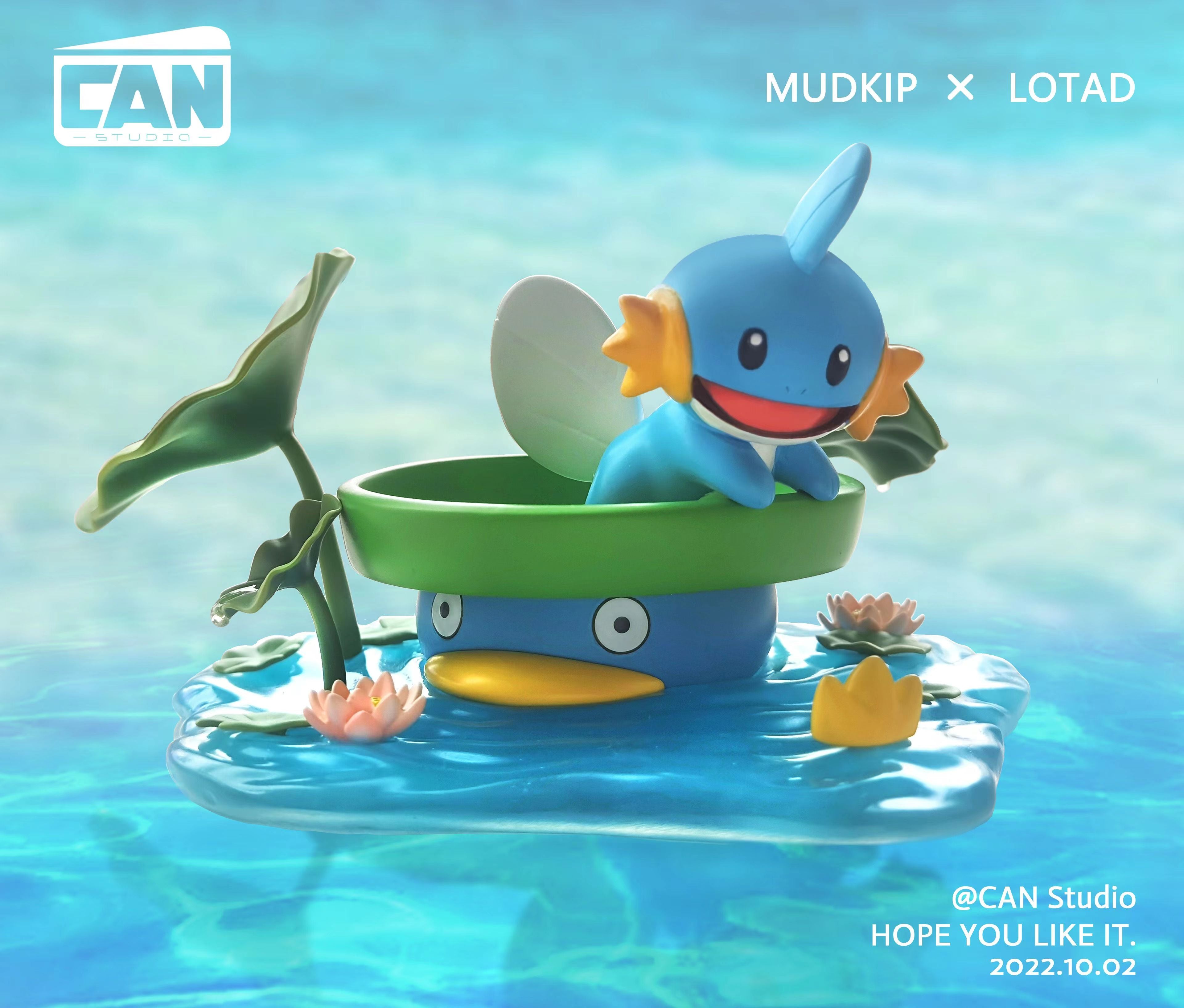 【Pre-sale】Seasons Series 003 Mudkip in the pond-Pokemon-Can Studio