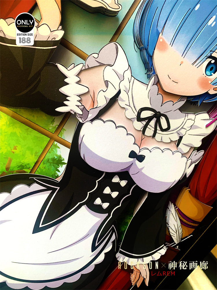 【Pre-sale】Rem 3D Decorative Painting-Re:Starting Life From Zero in a Different World-Mystical Art Studio