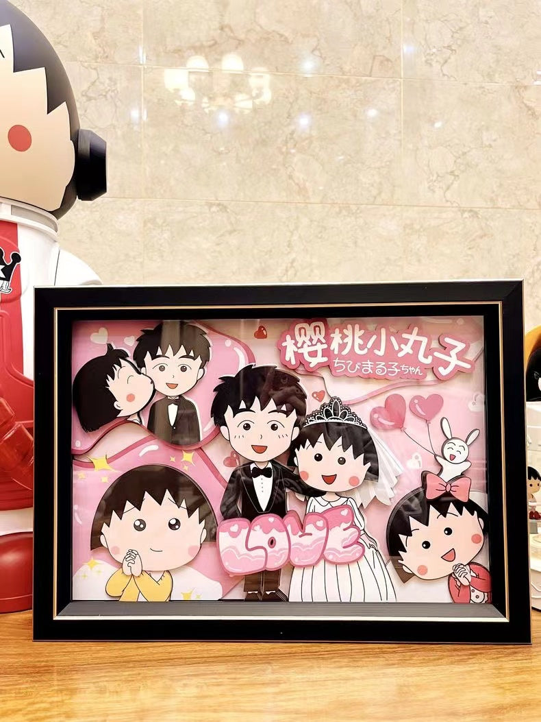 【In Stock】Decorative Paint of Wedding of さくらももこ-Chibi Maruko-chan-momo Studio